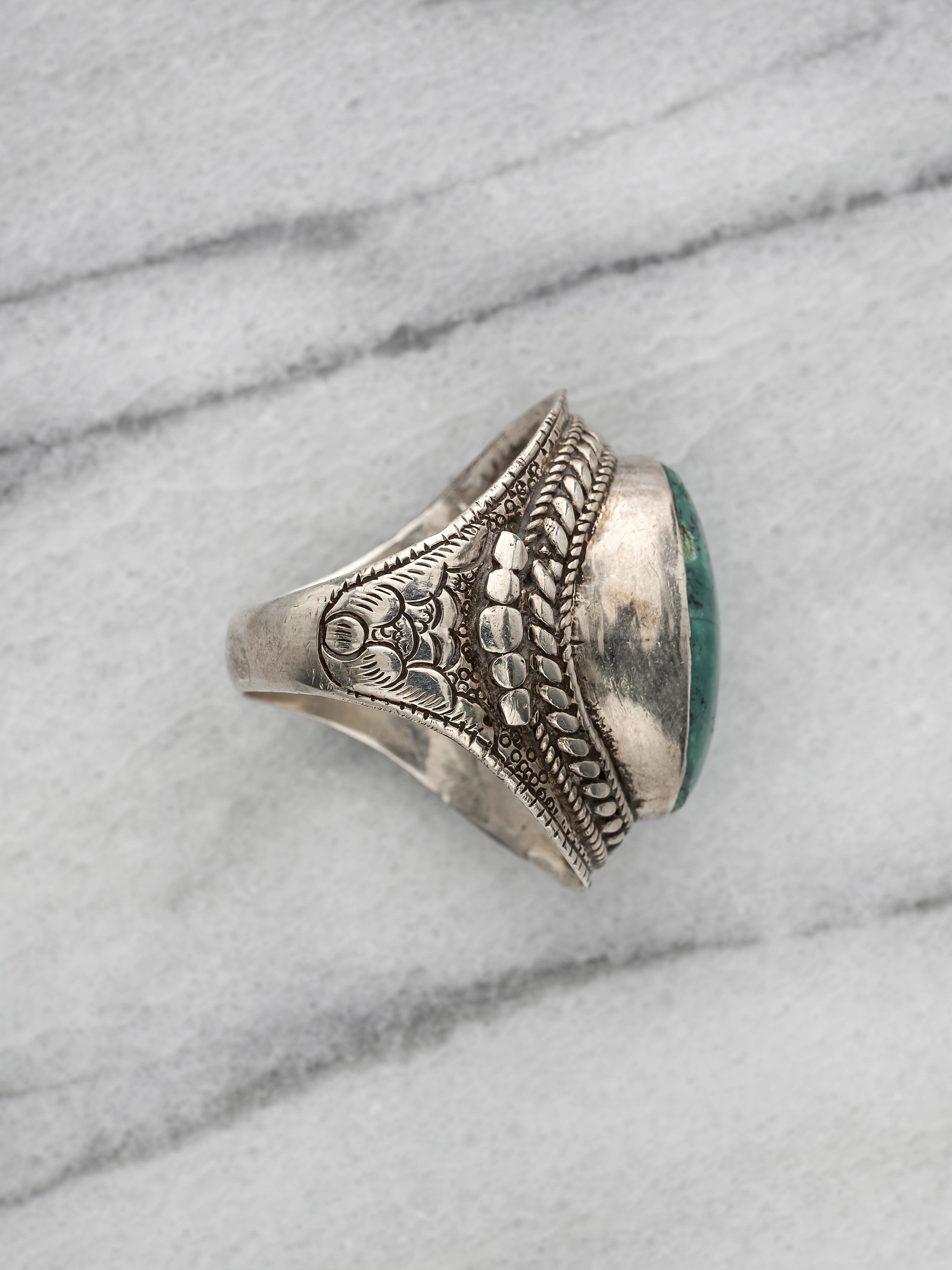 Vintage Turquoise Statement Ring