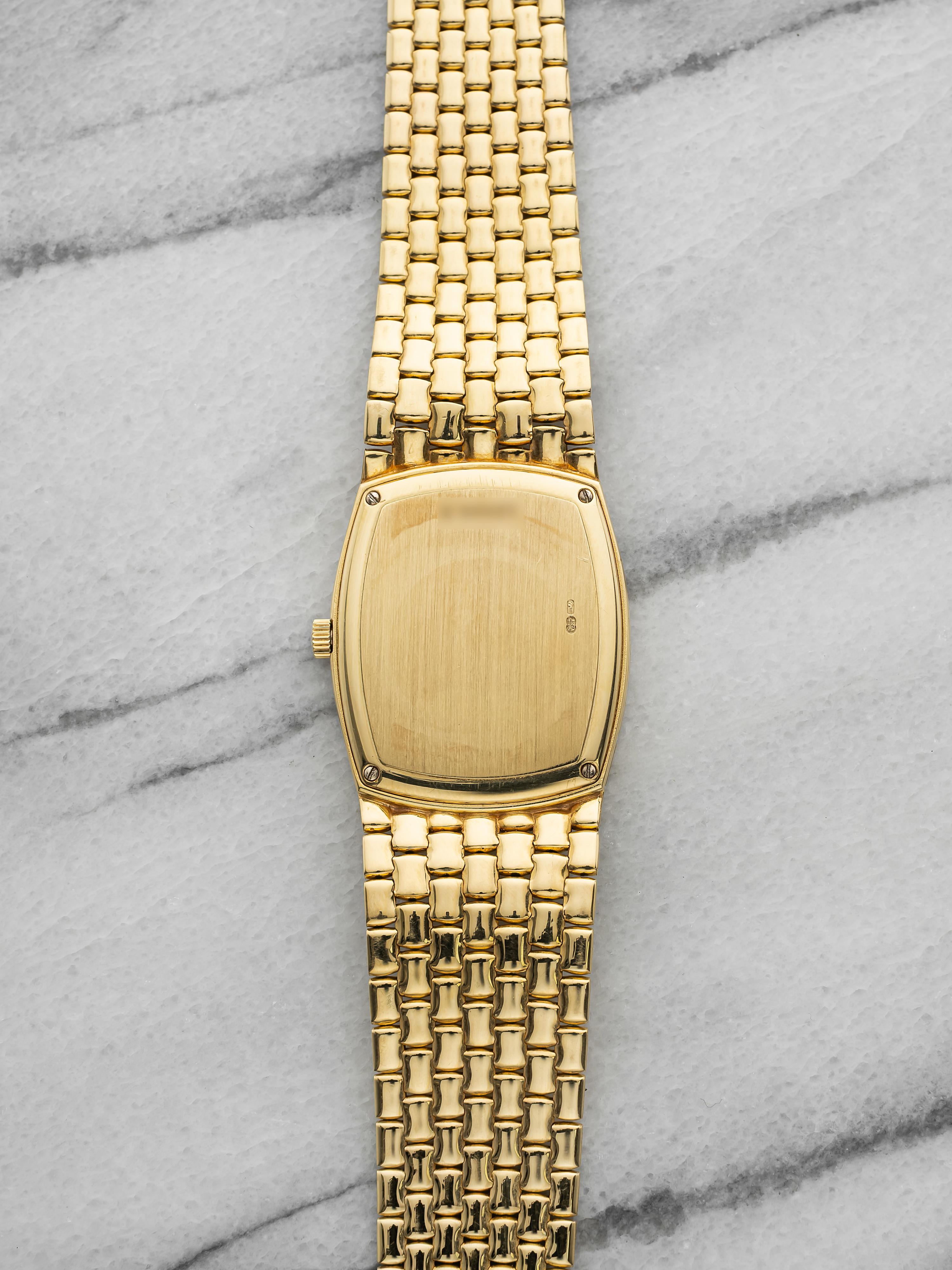 Vintage 1980s Audemars Piguet Cobra 18k Gold Diamond Dial Manual 26 mm