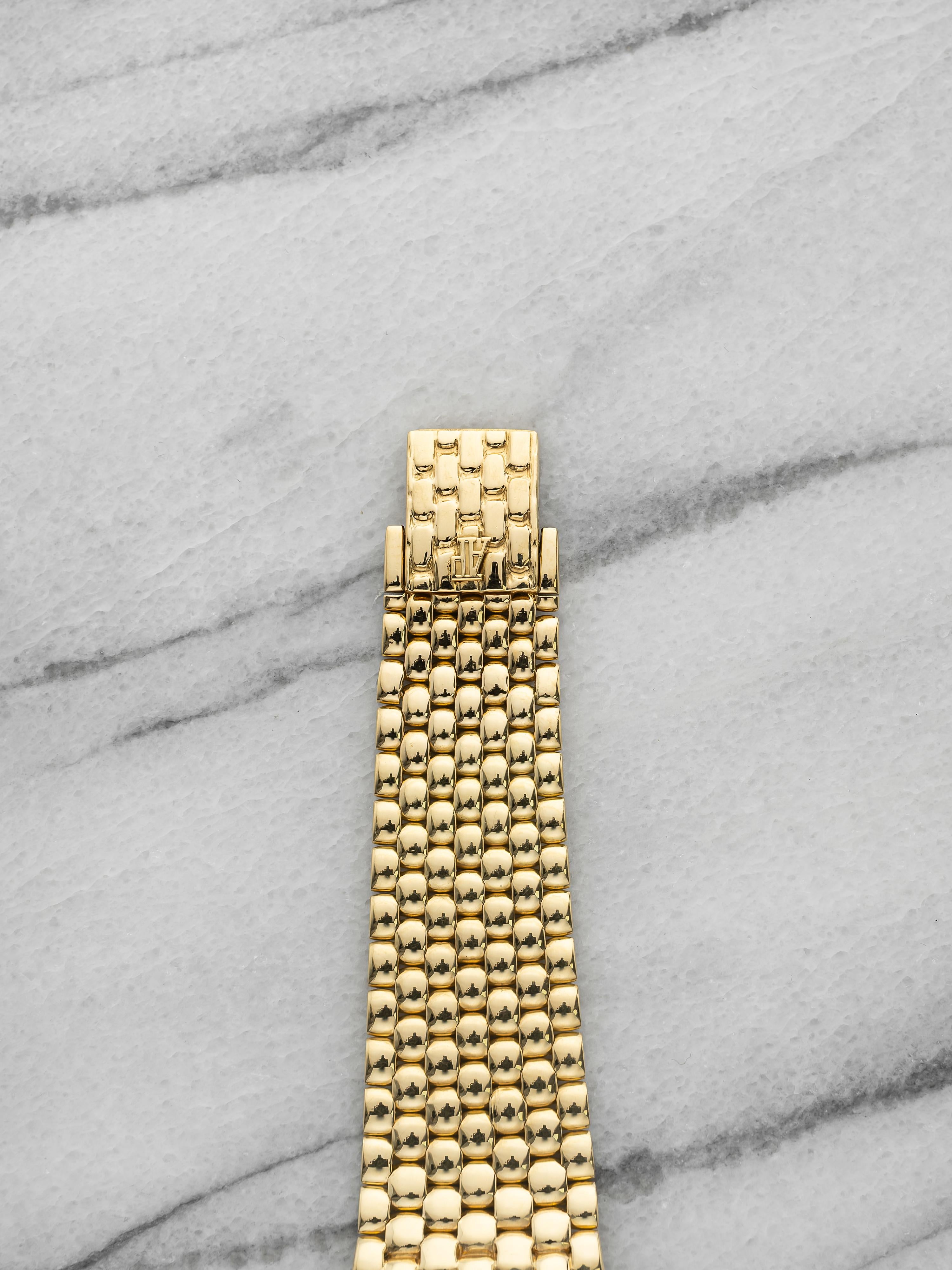 Vintage 1980s Audemars Piguet Cobra 18k Gold Diamond Dial Manual 26 mm