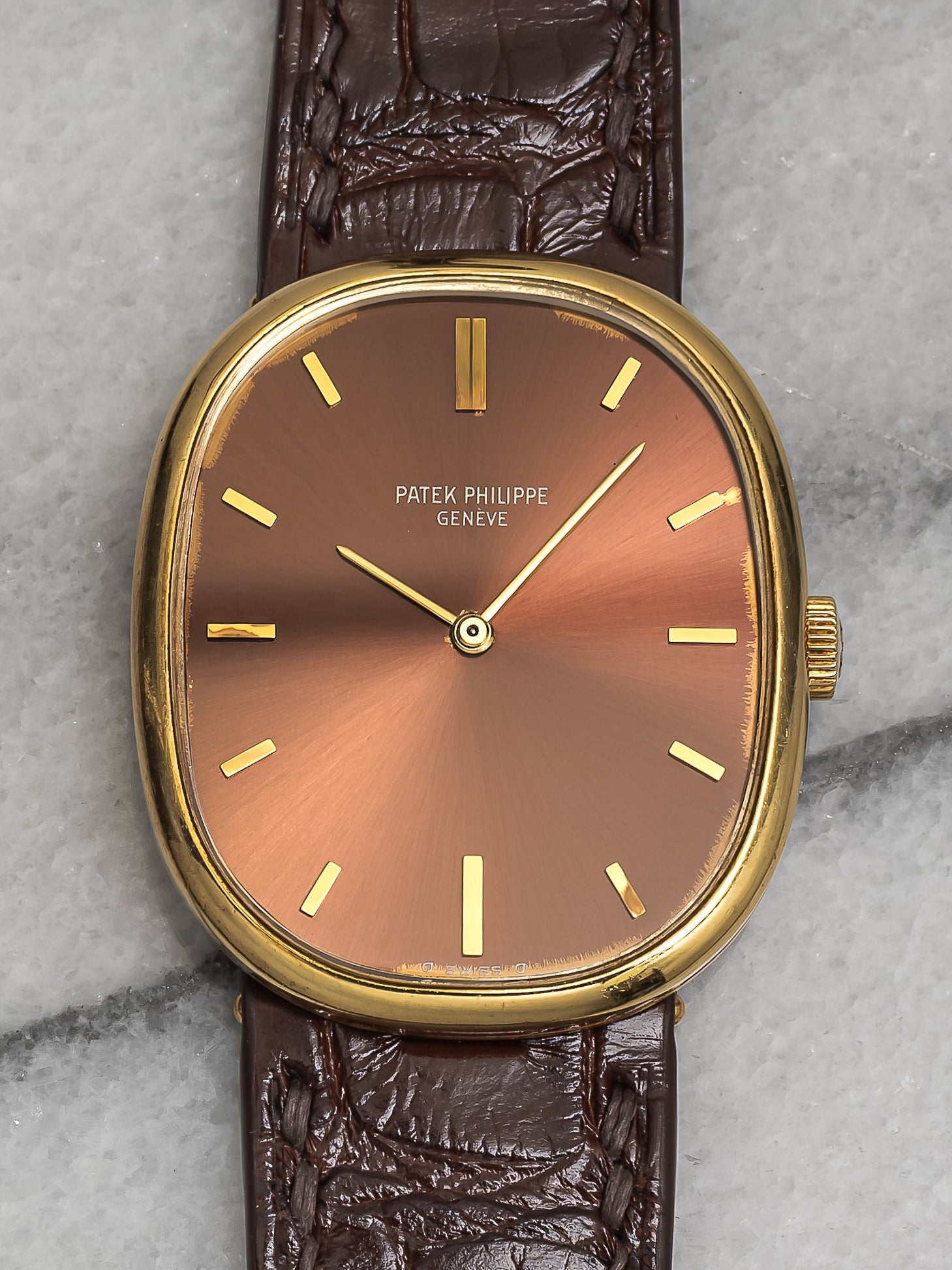 Patek Philippe Ellipse 3848- Brown Dial
