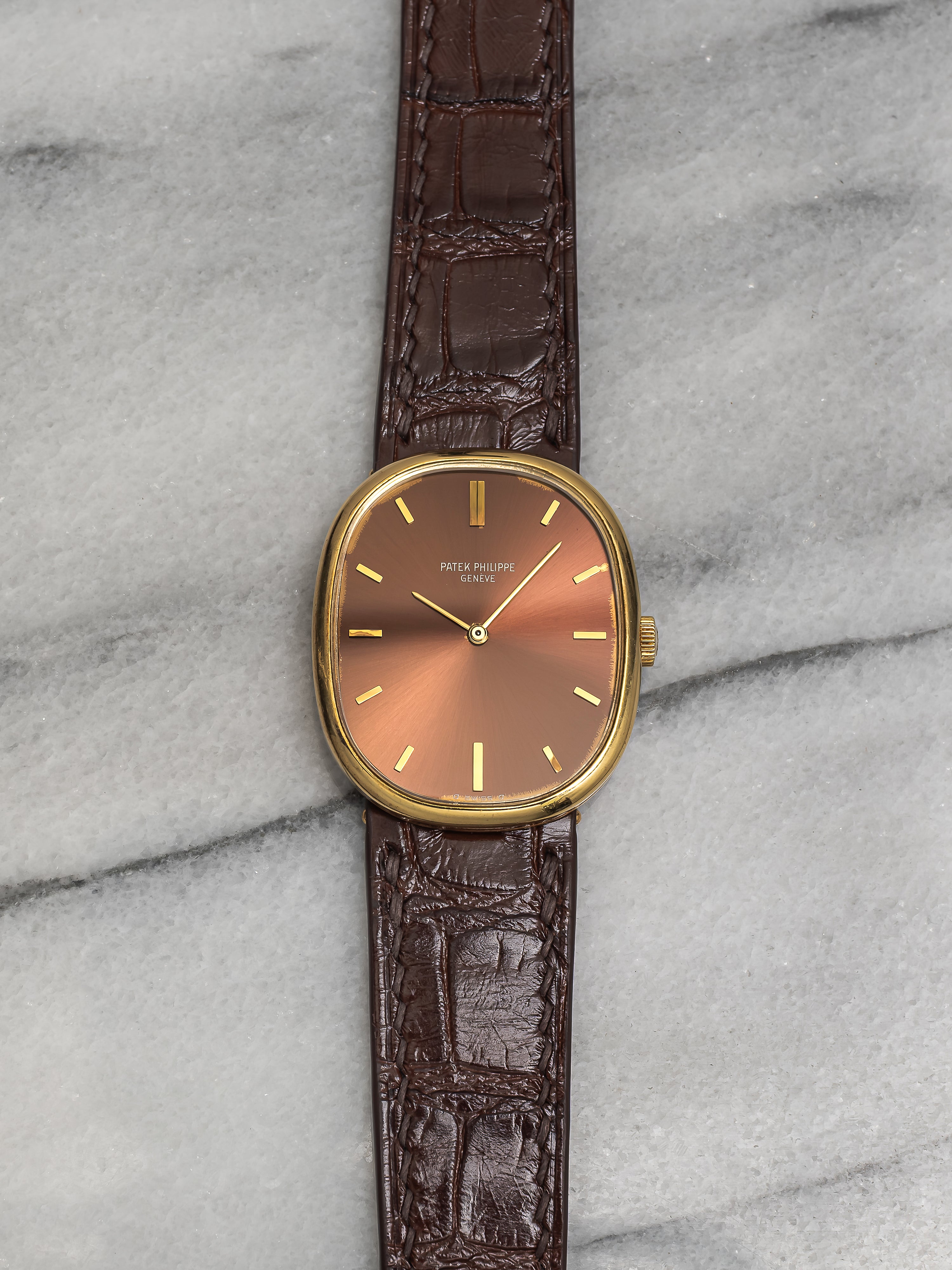 Patek Philippe Ellipse 3848- Brown Dial