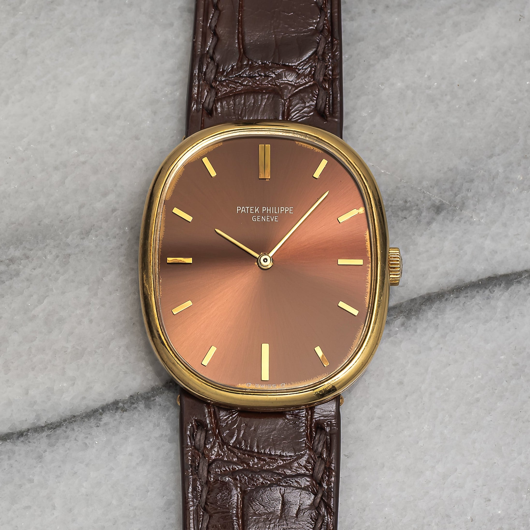 Patek Philippe Ellipse 3848- Brown Dial