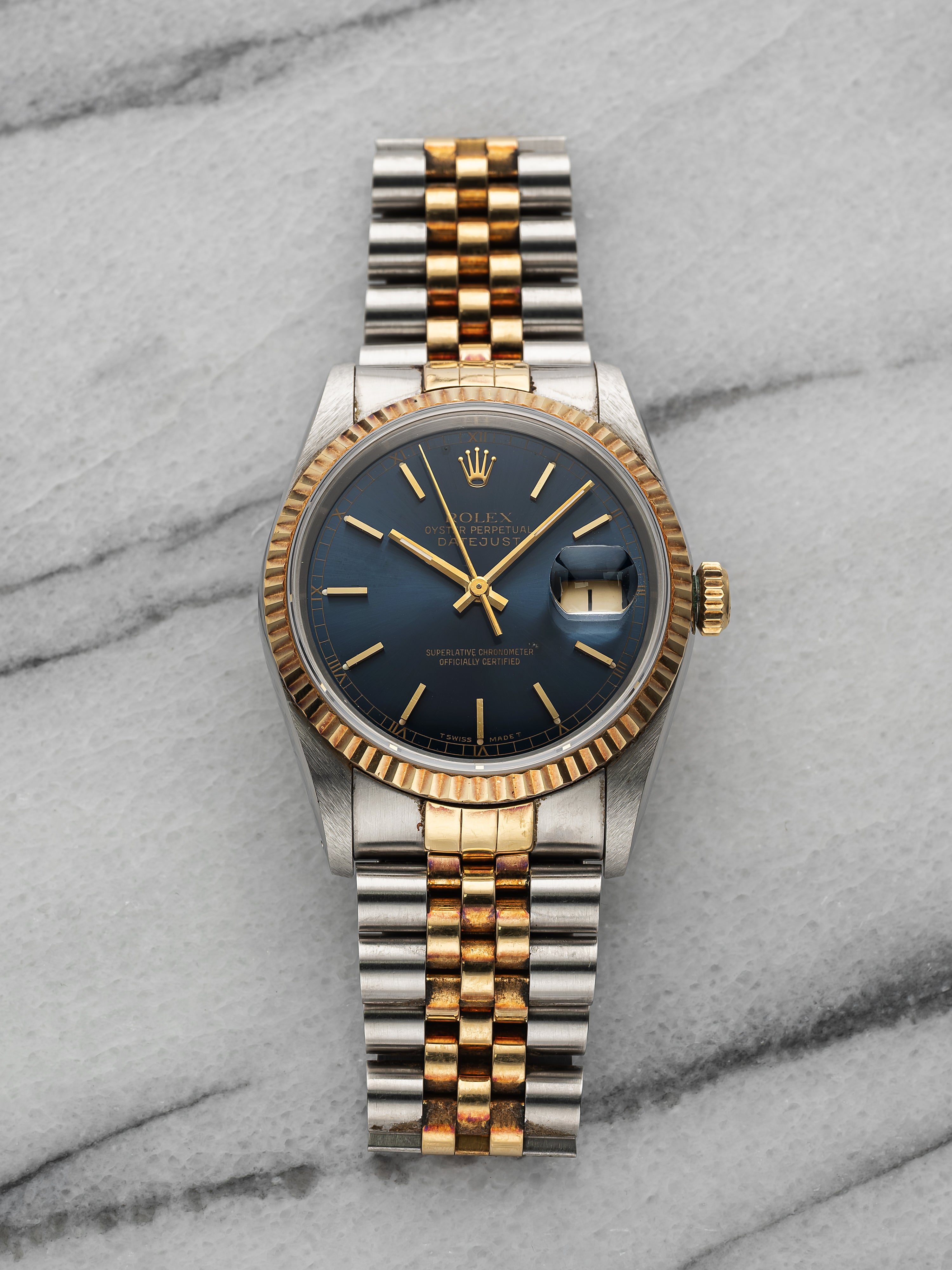 Rolex Datejust 16233 - Blue Dial.