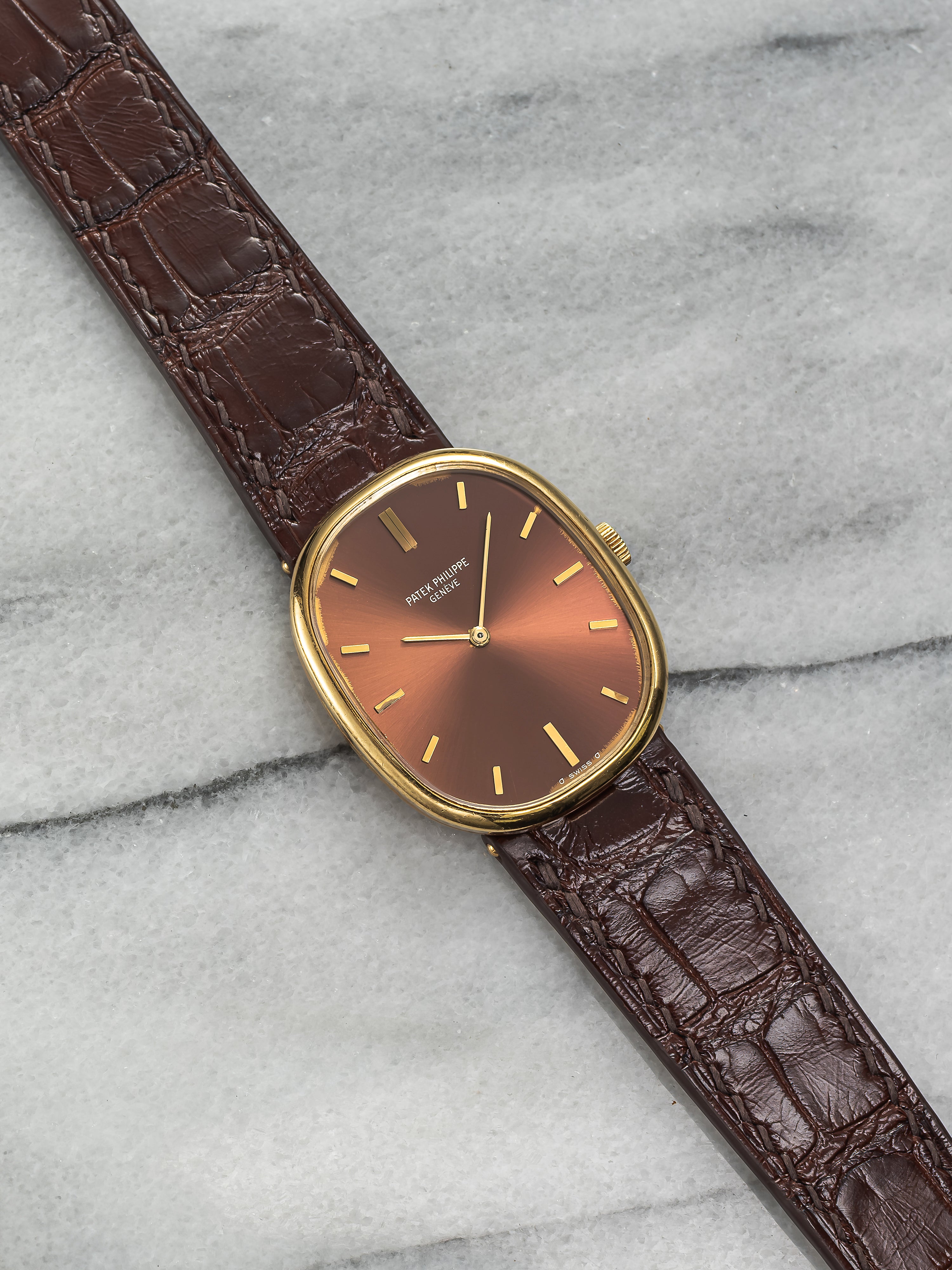Patek Philippe Ellipse 3848- Brown Dial