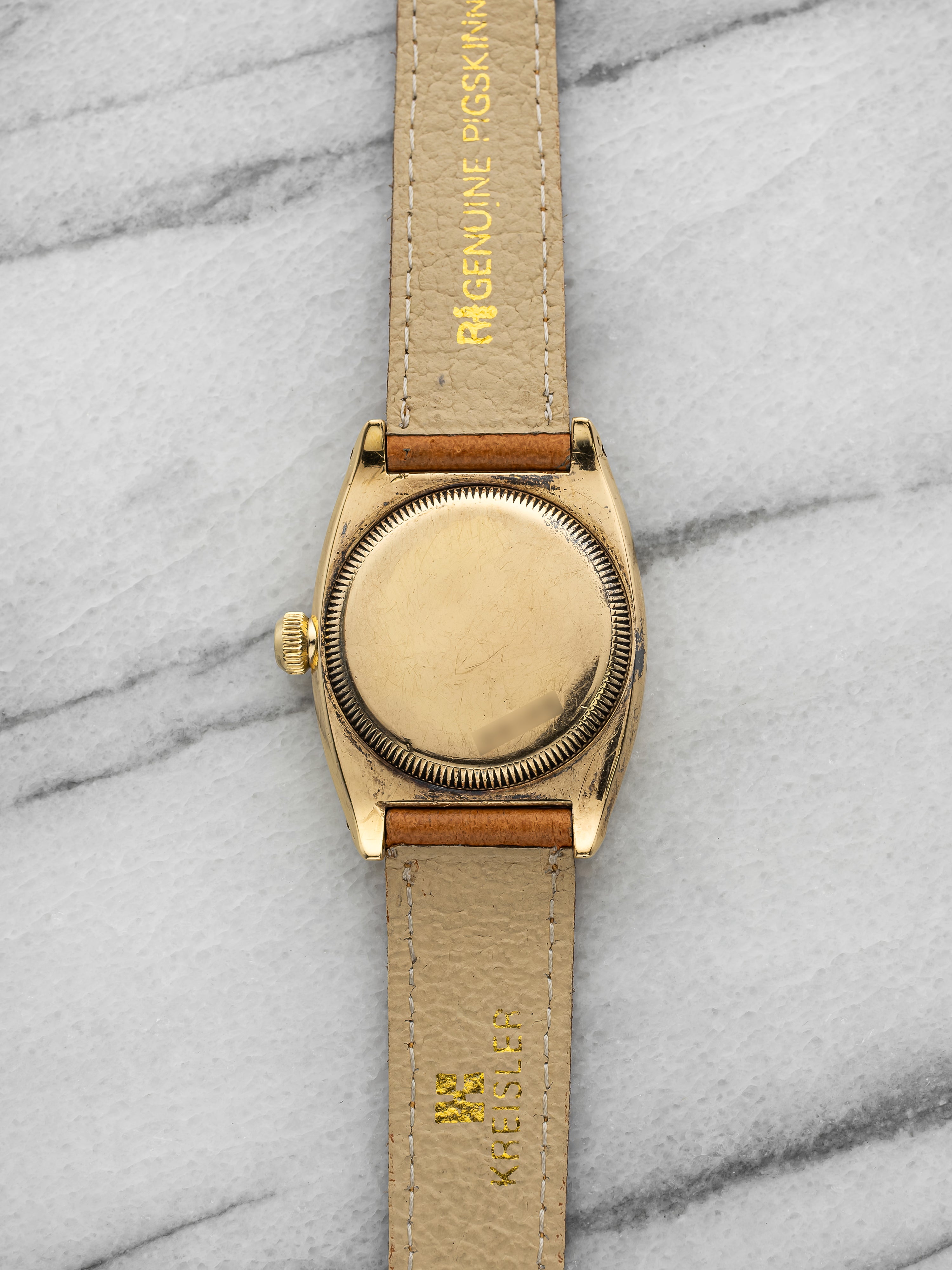 Vintage 1932 Rolex "Viceroy" 2081 18K Yellow Gold Silver Dial Manual 29 mm