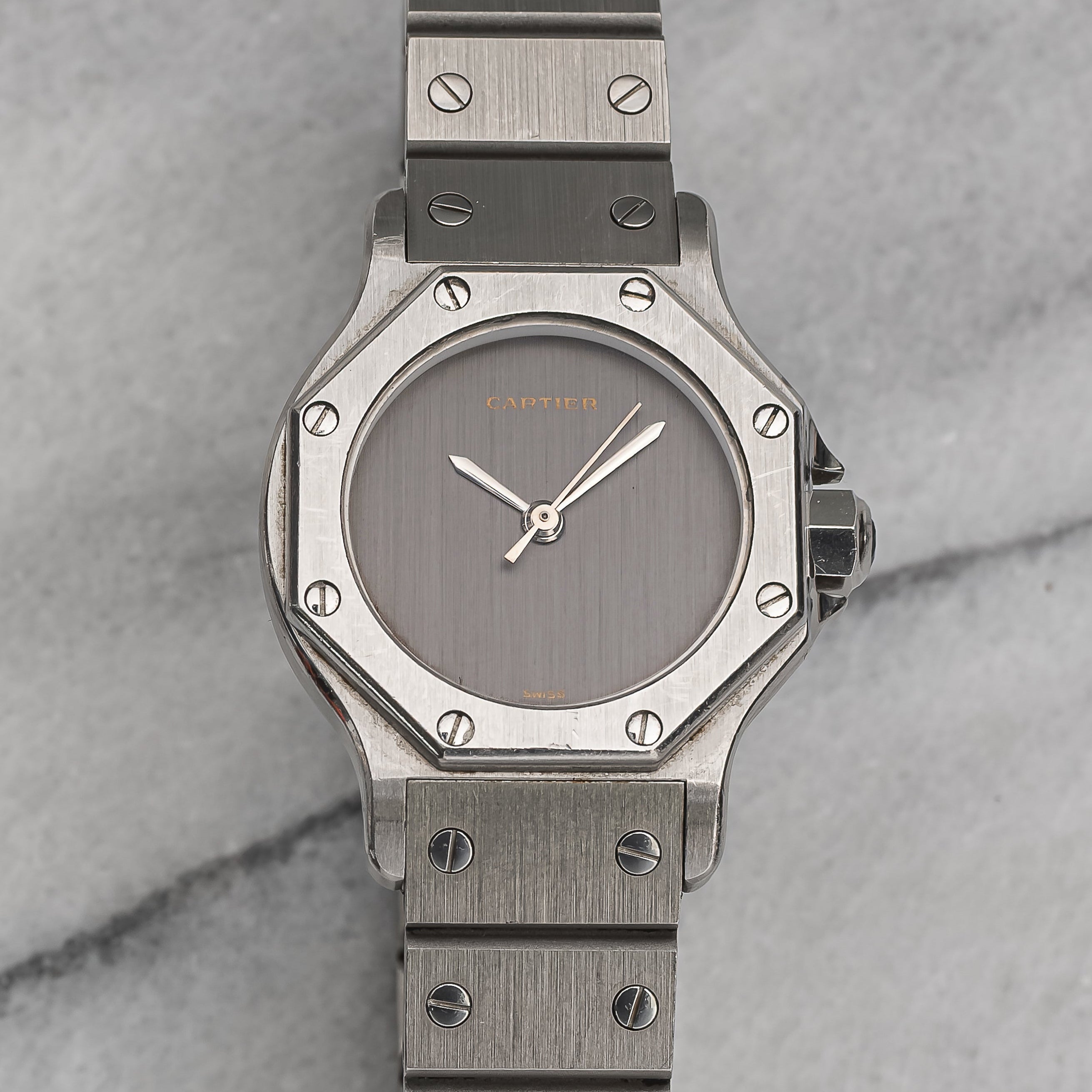 Cartier Octagon Ladies – Grey Ghost Dial