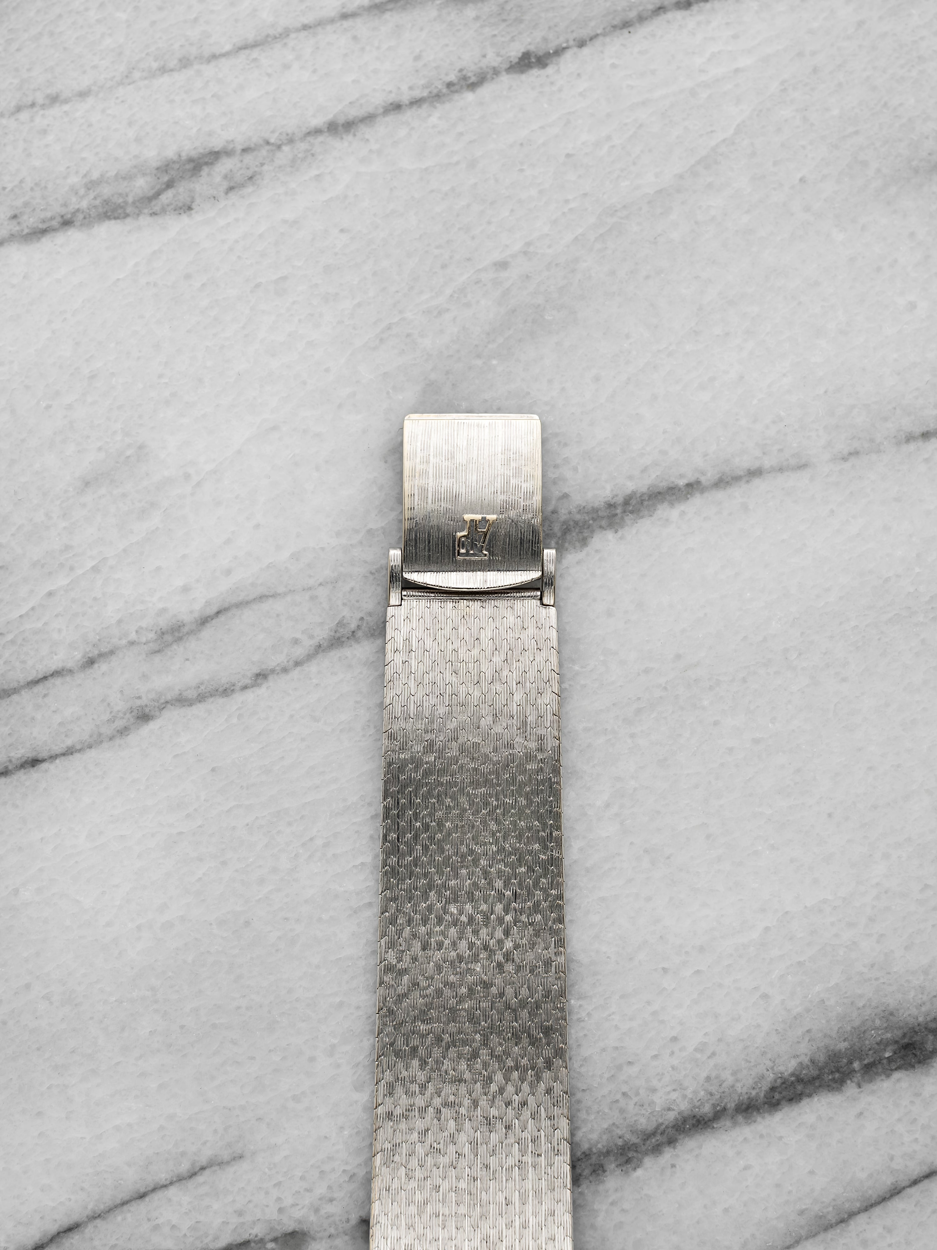 Vintage 1980s Audemars Piguet Ultra Thin 18K WG Diamond Hands Manual 32 mm