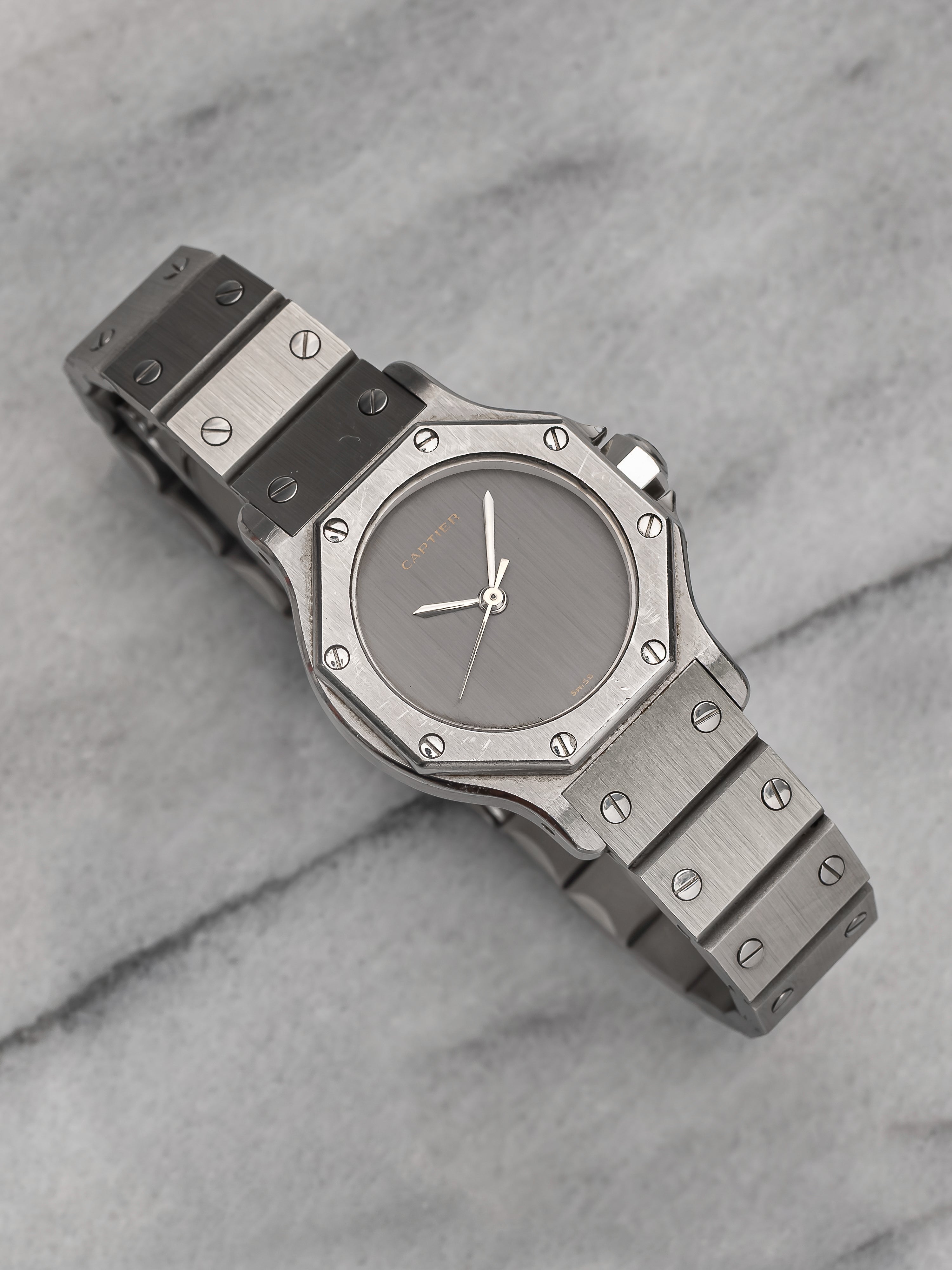 Cartier Octagon Ladies – Grey Ghost Dial
