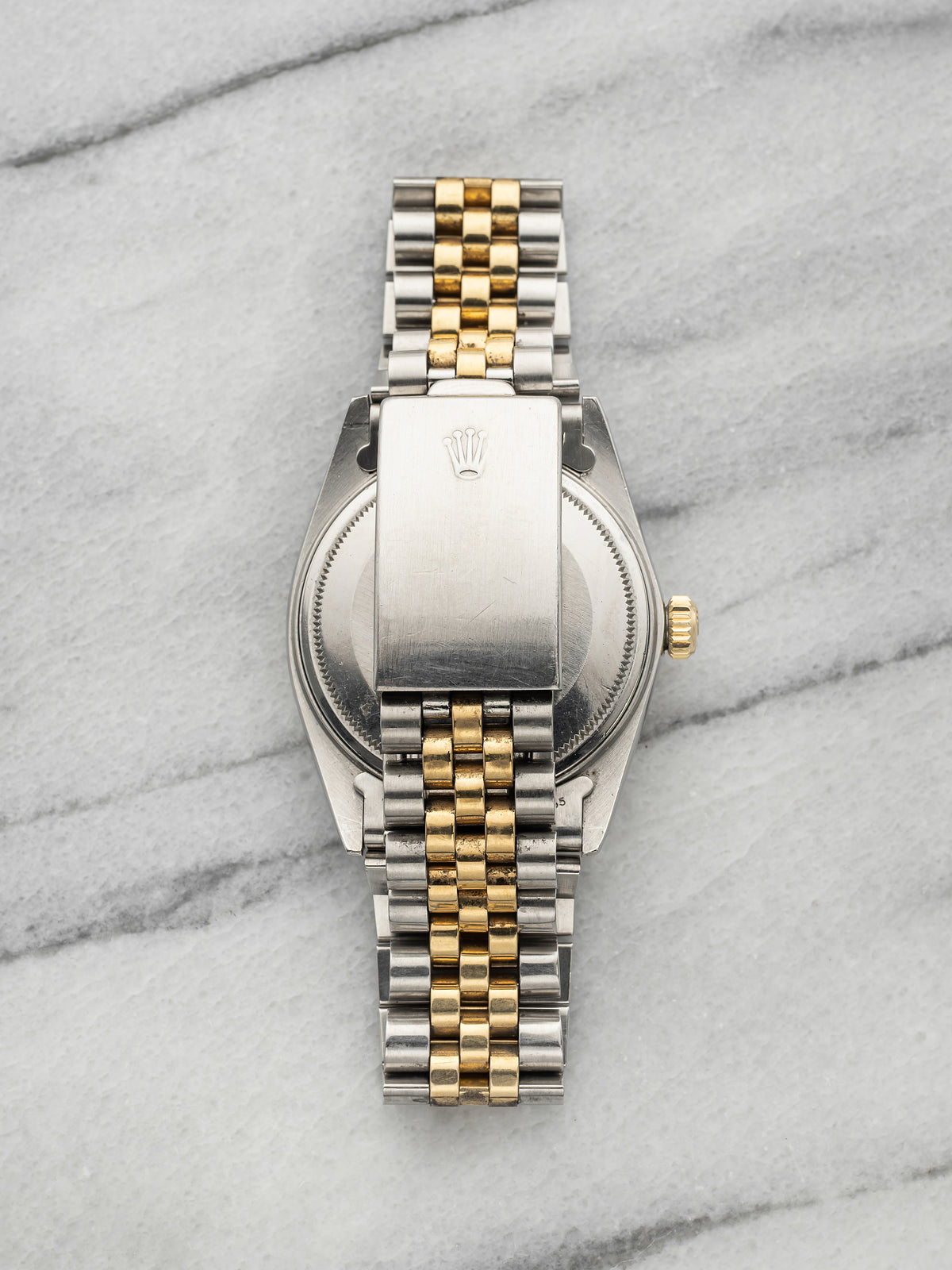 Vintage 1983 Rolex Datejust 16013 Two-Tone Blue Sunburst Dial Auto 36mm