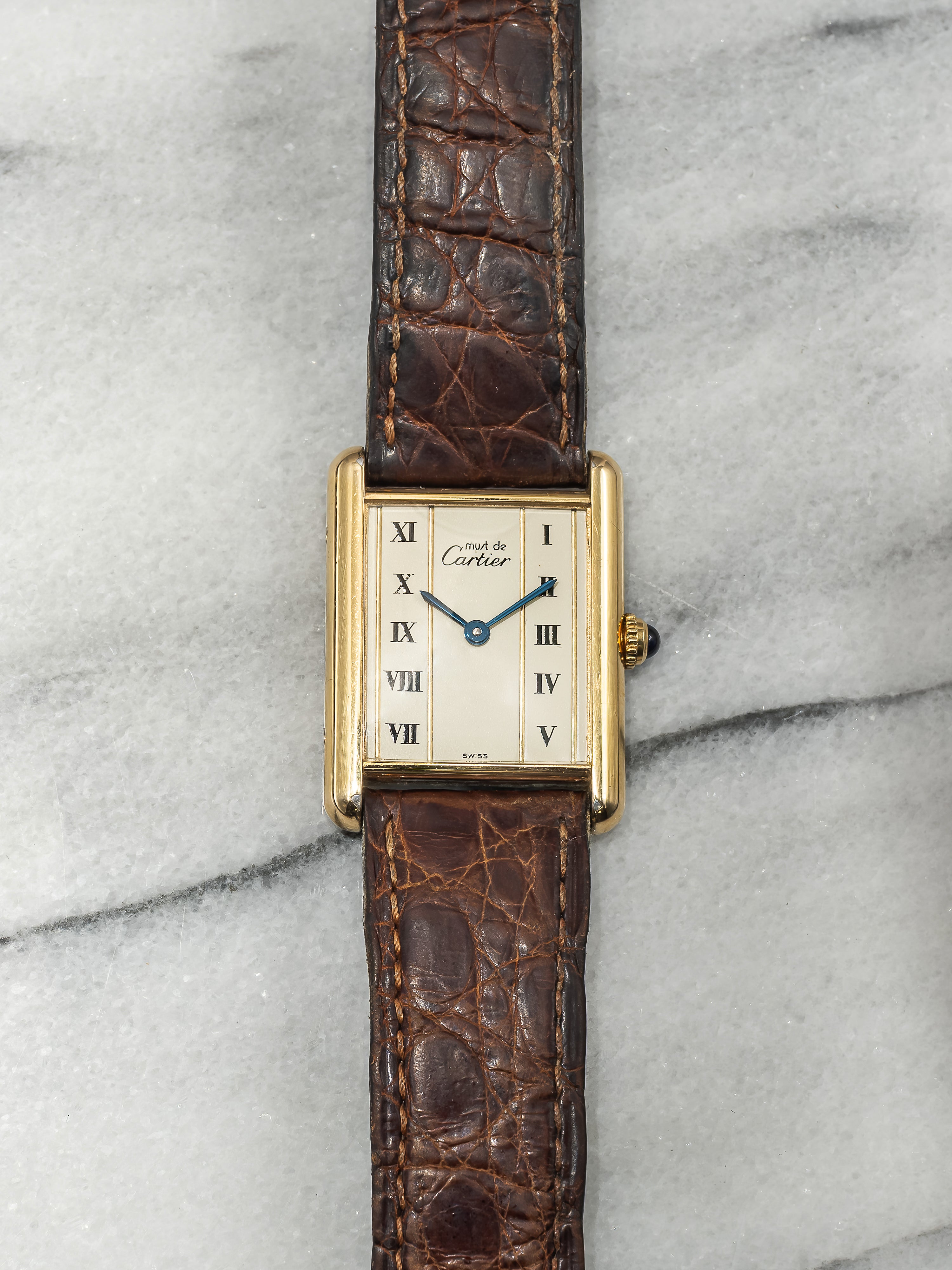 Cartier Tank – White Roman Dial