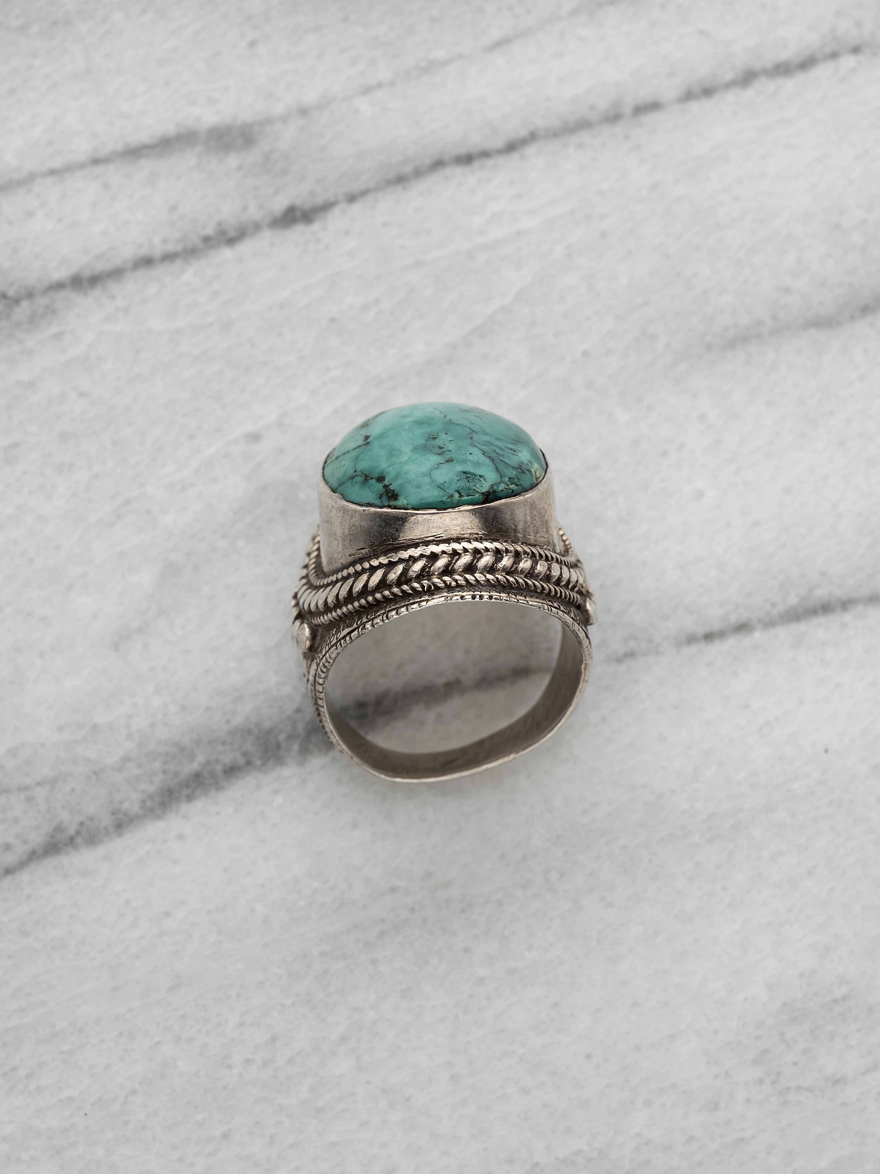 Vintage Turquoise Statement Ring