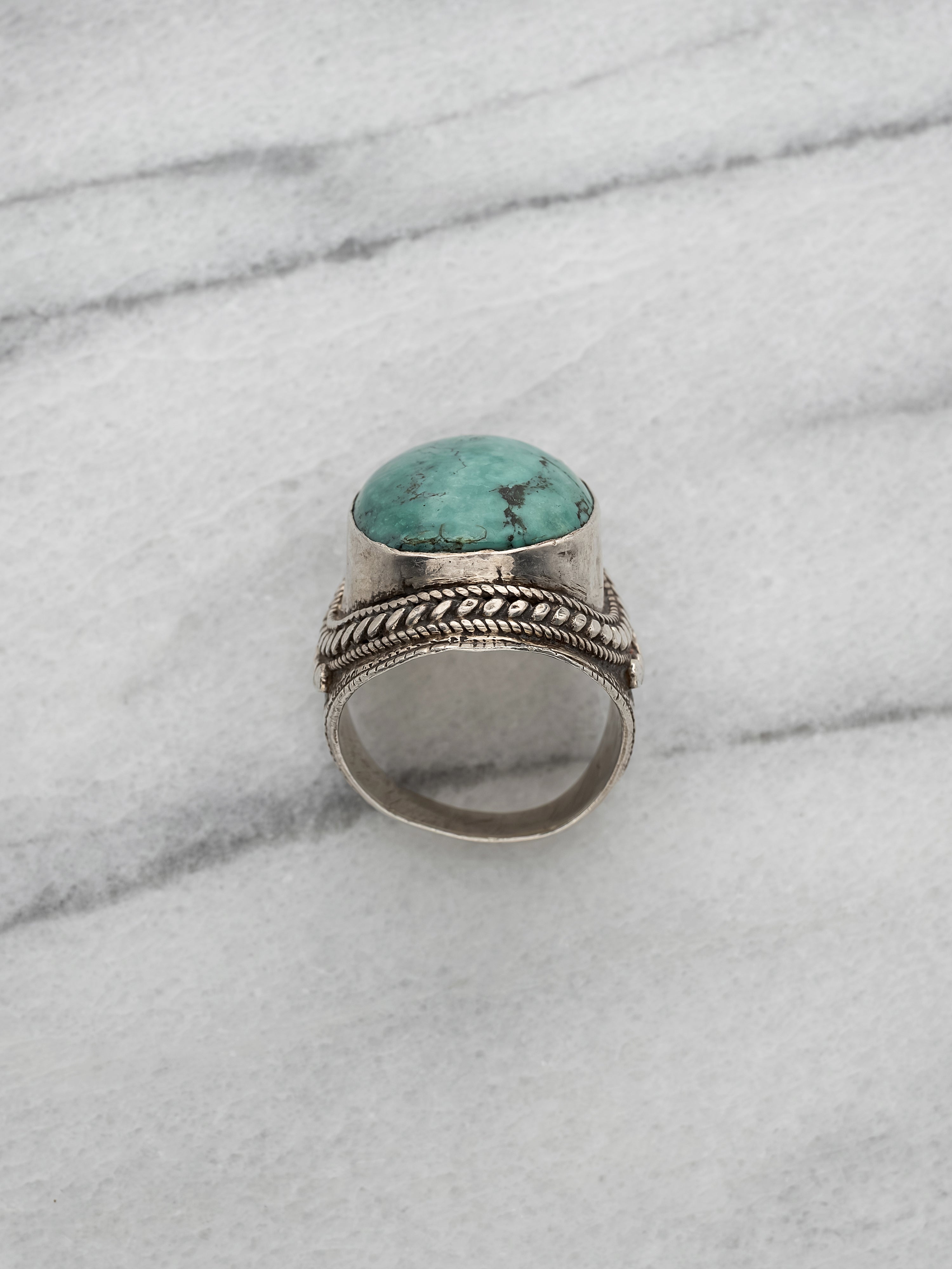 Vintage Turquoise Statement Ring