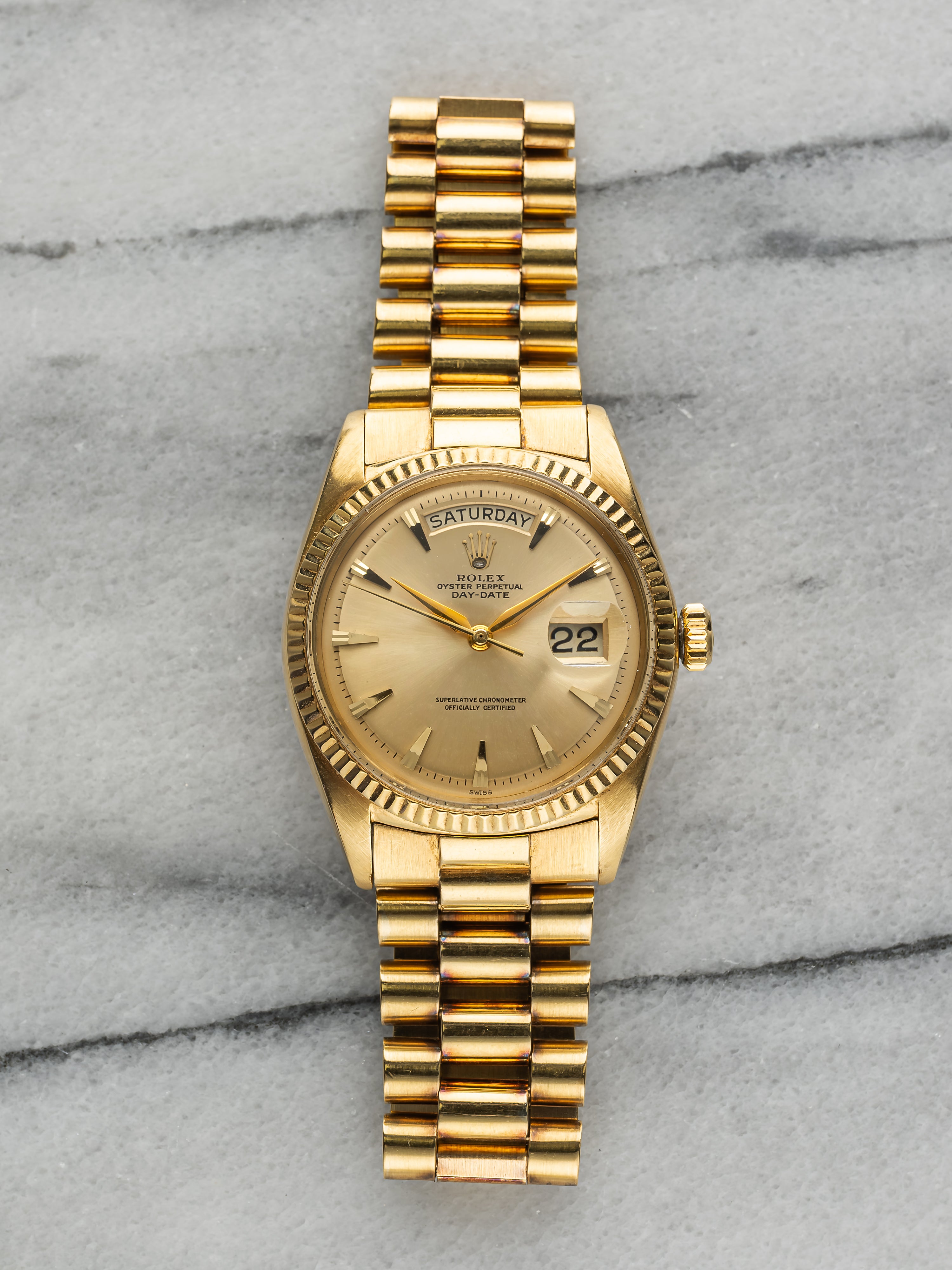Rolex Daydate 1803 - Champagne Claw Dial
