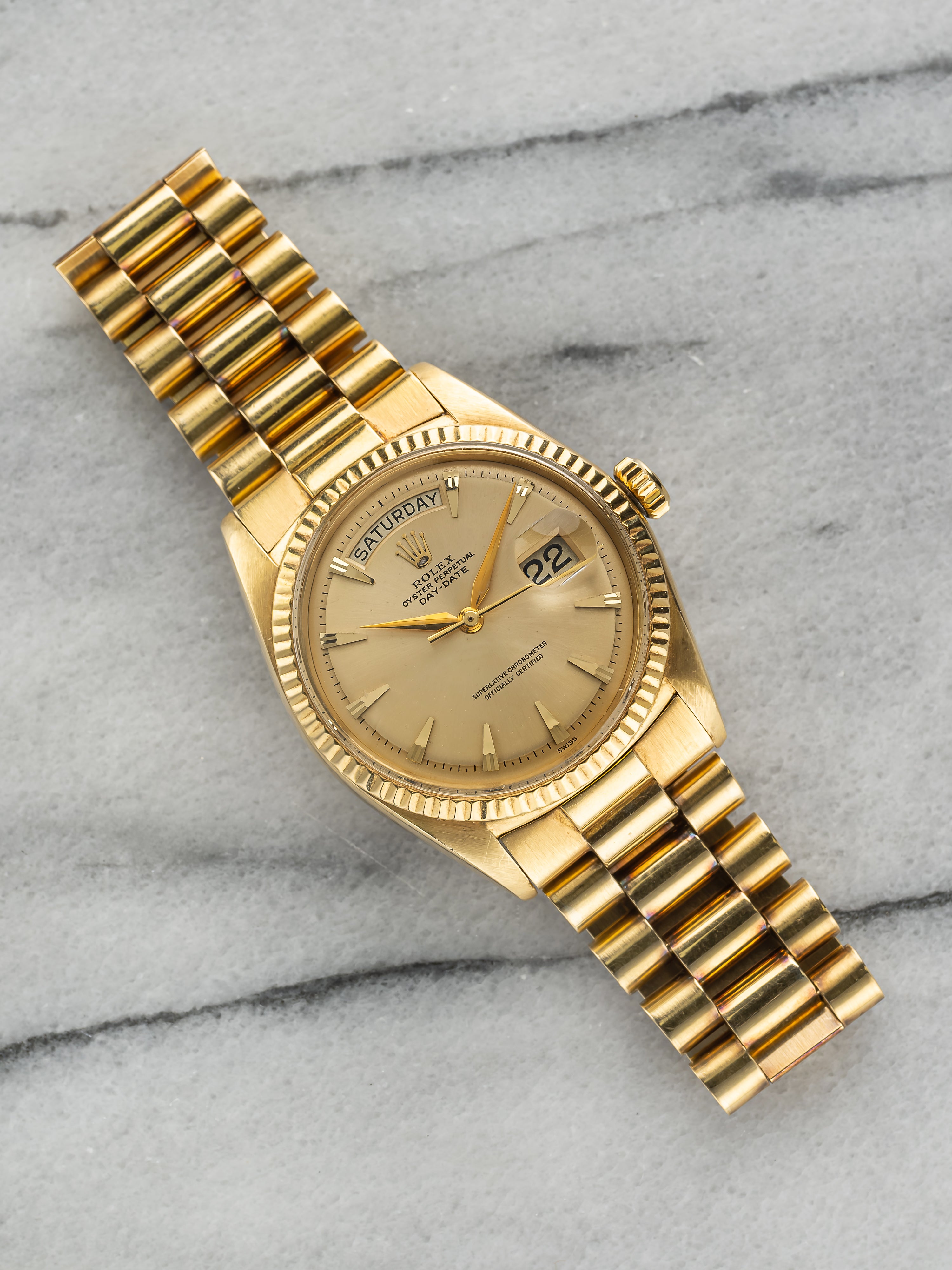 Rolex Daydate 1803 - Champagne Claw Dial
