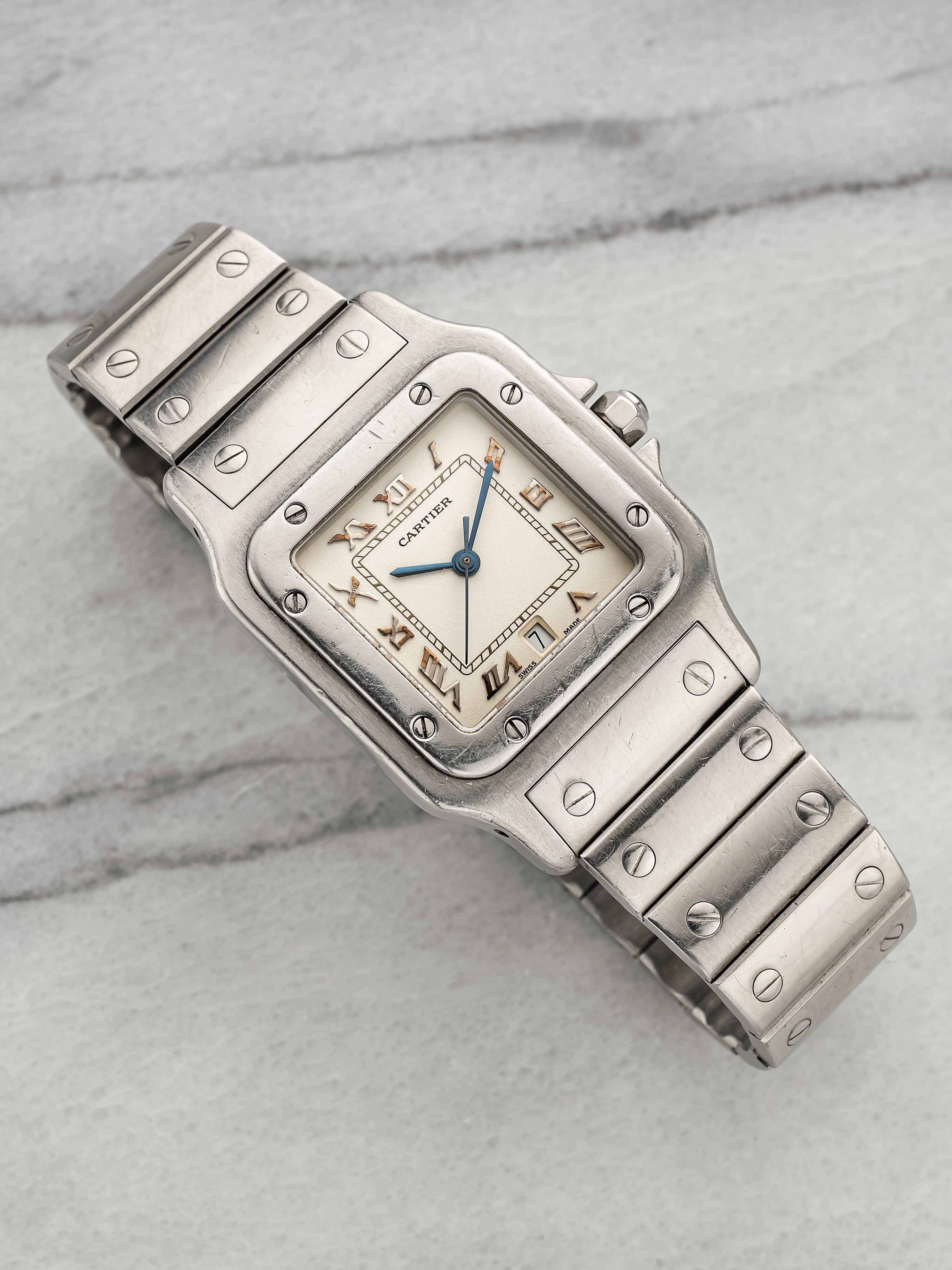 Cartier Santos 1564 - Cream Dial.