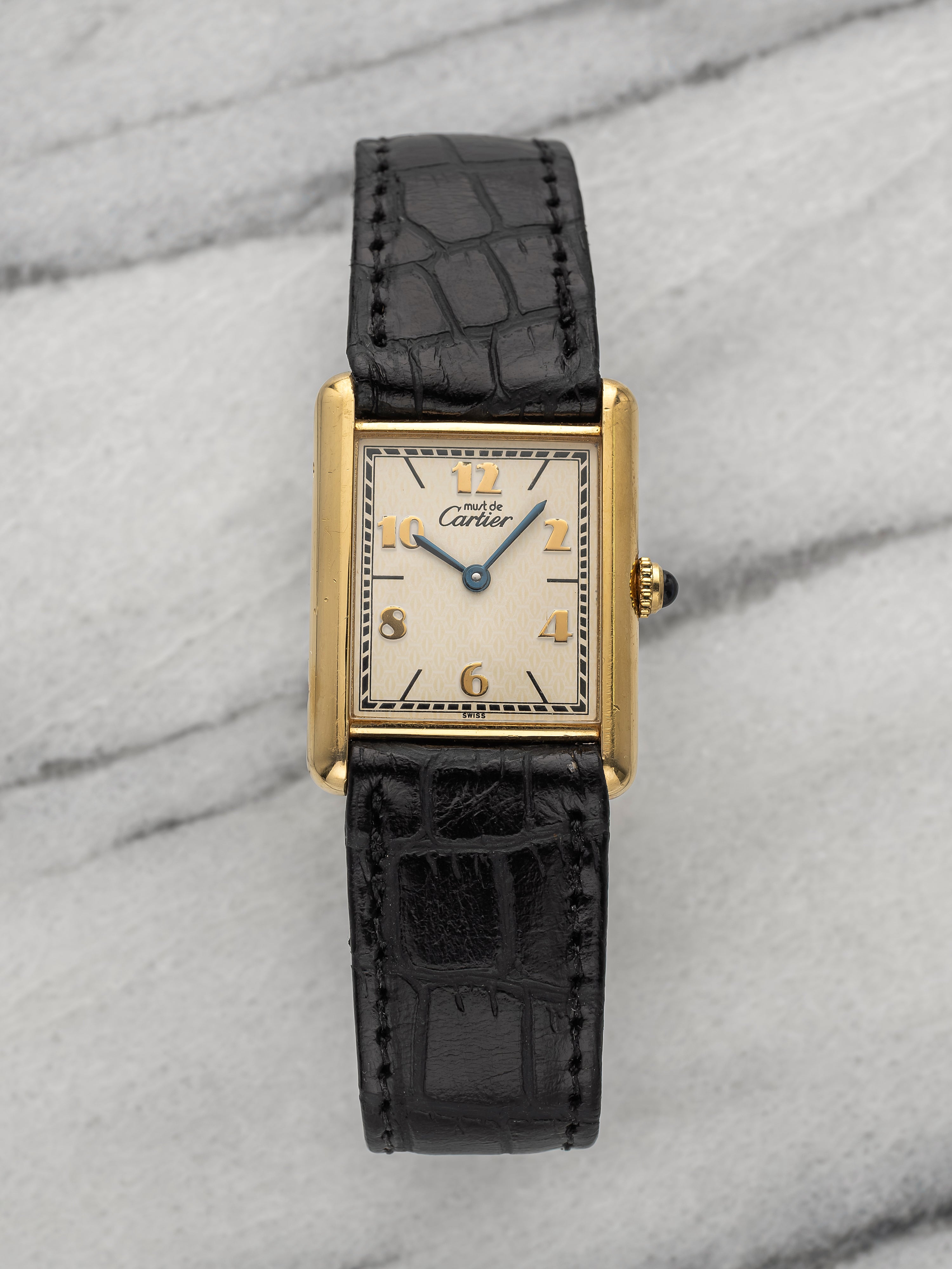 Cartier Tank - Arabic Numerals.