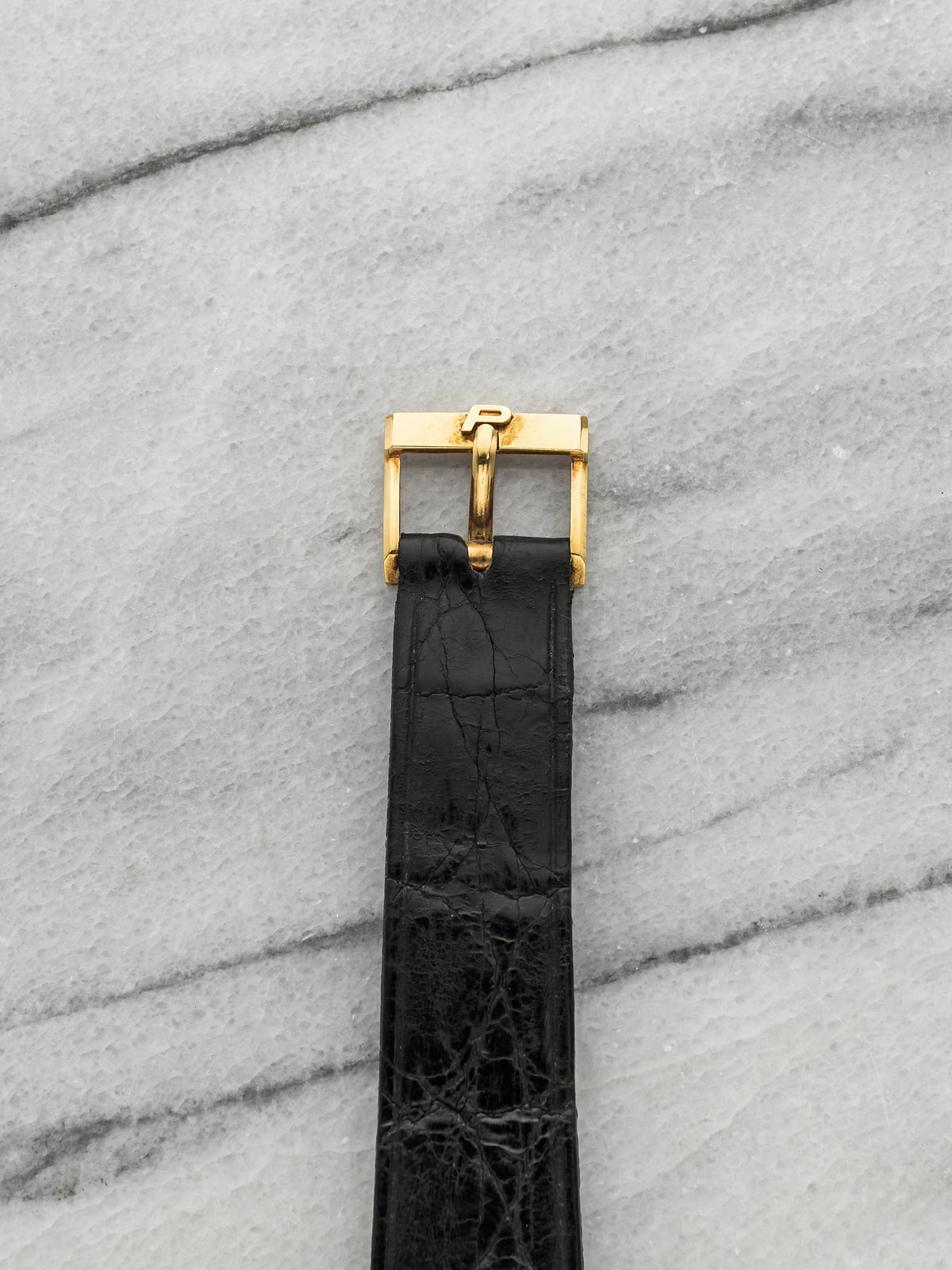 Vintage 1970s Piaget Ultra Thin 9643 18K YG Green Jade Dial Manual 32mm