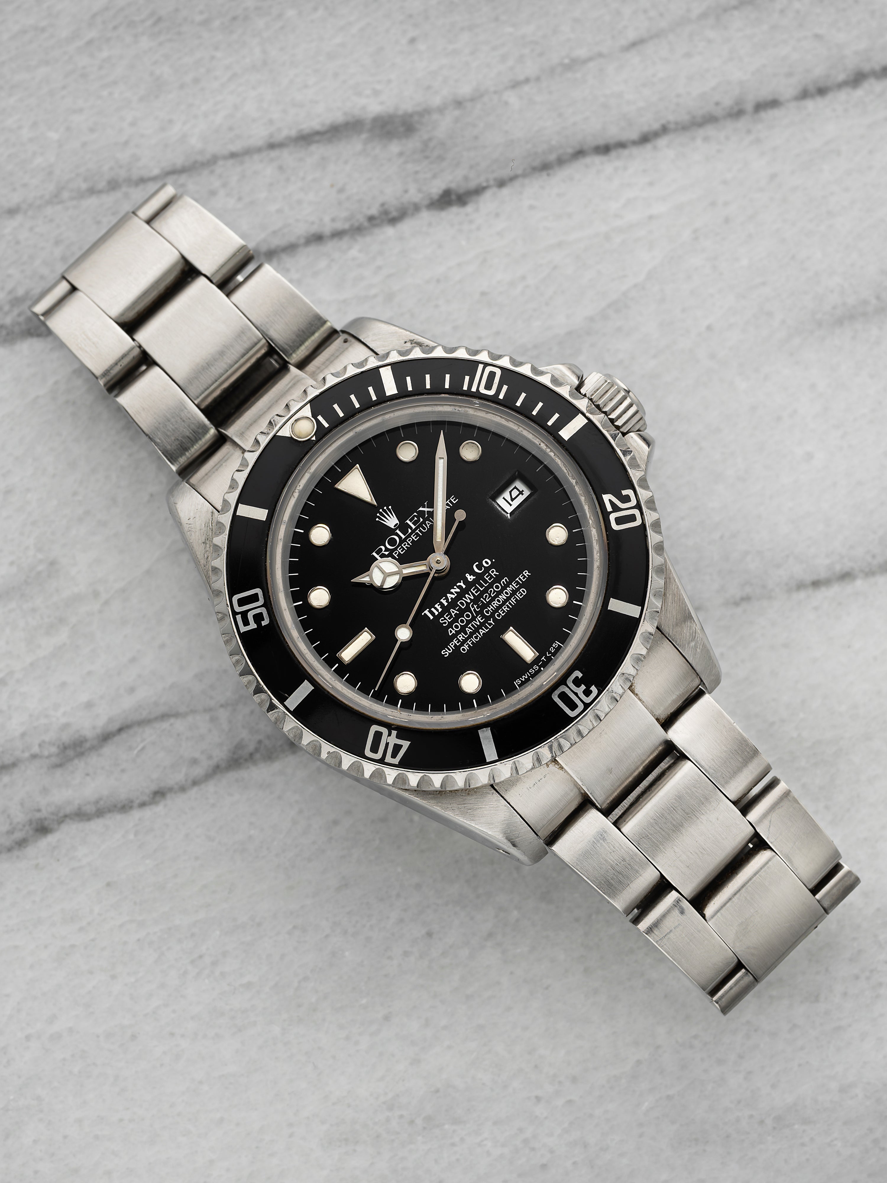 Rolex Sea-Dweller 16660 Tiffany & Co. Double Stamp Dial – Stainless Steel