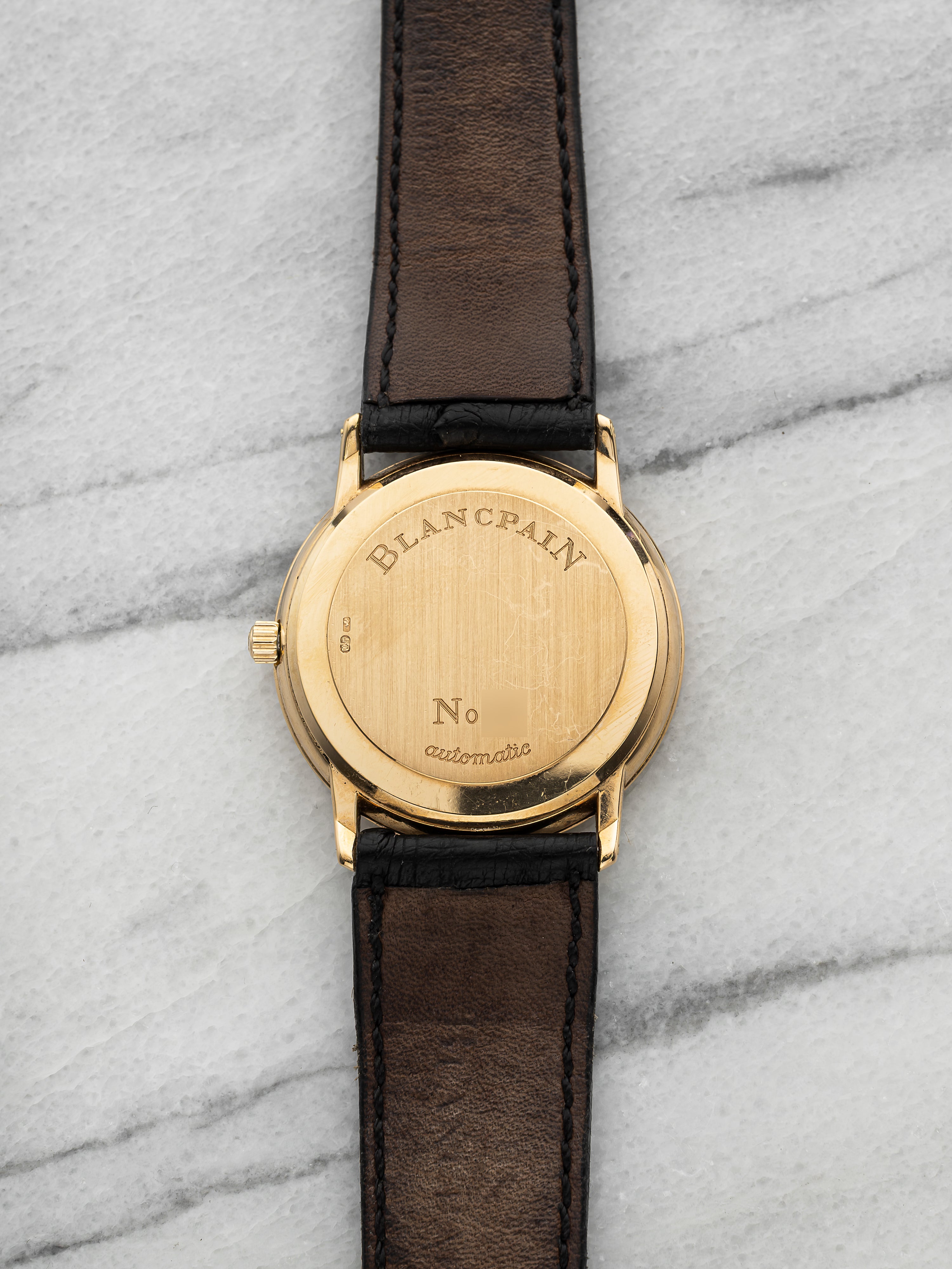 Blancpain Villeret Ultra-Slim 5015B – 18K Yellow Gold Silver Roman Dial
