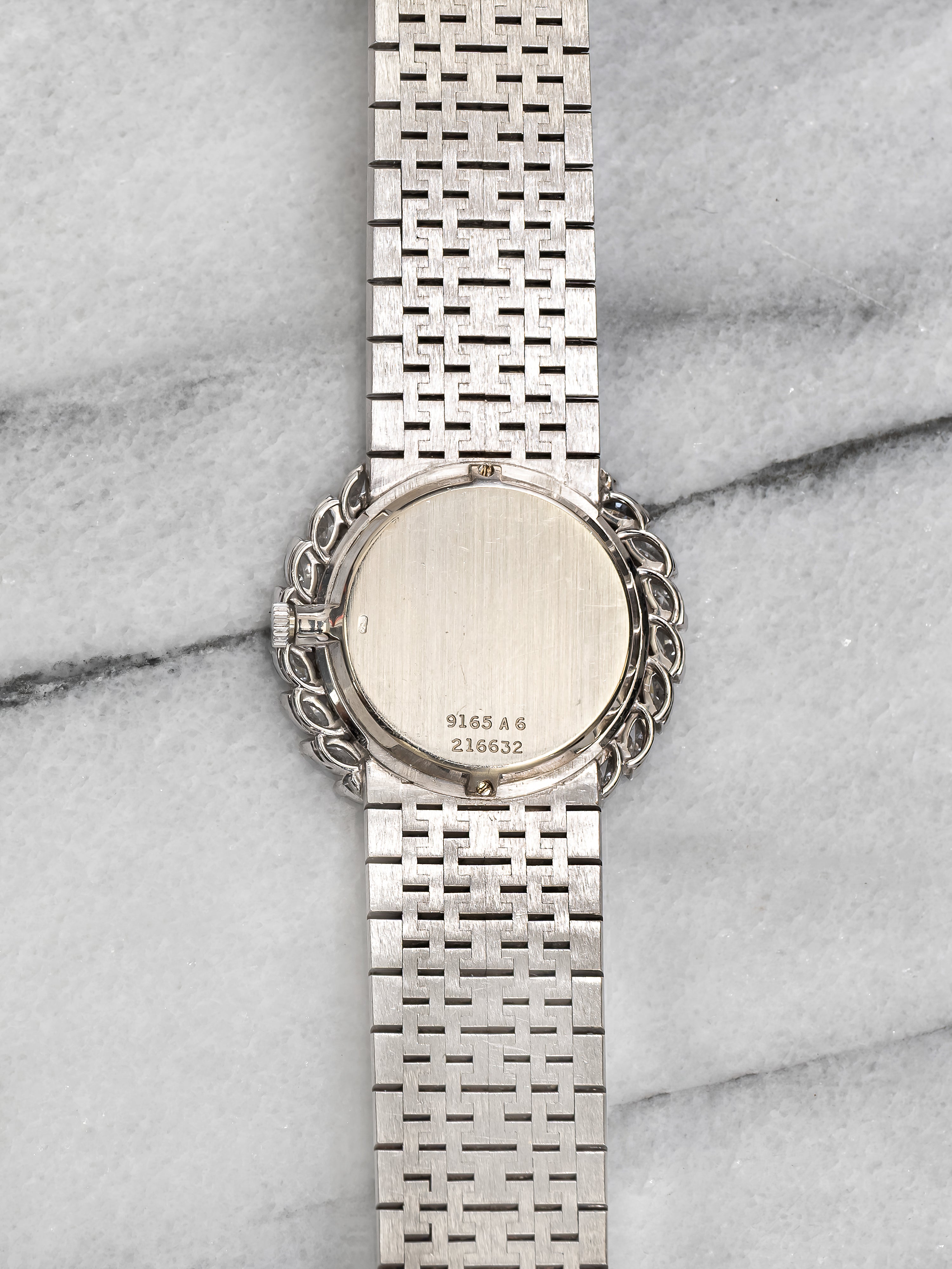 Piaget 9165 - Opal Dial & Diamond Marquis