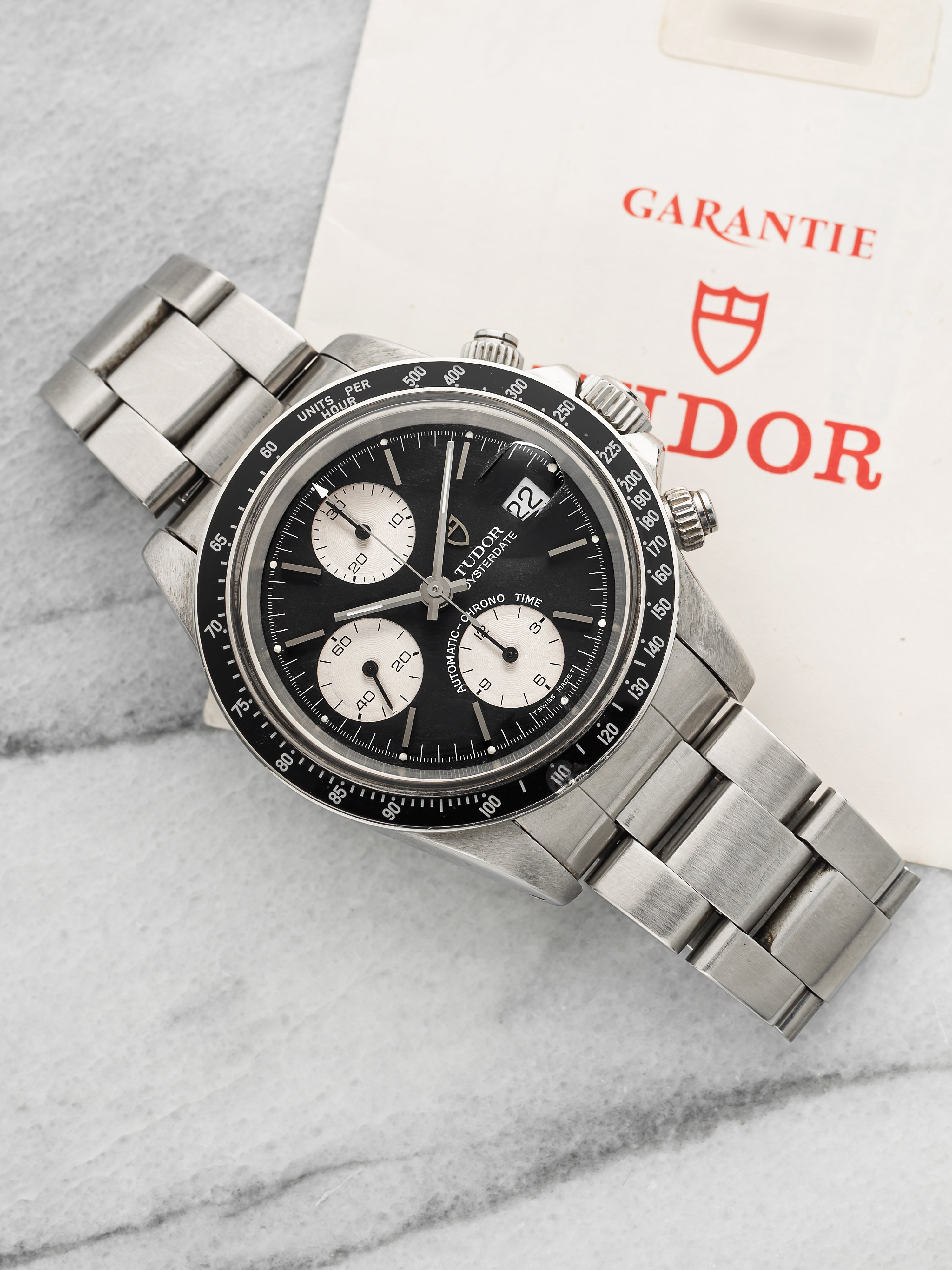 1995 Tudor Oysterdate "Big Block" 79160 – Stainless Steel Black Dial