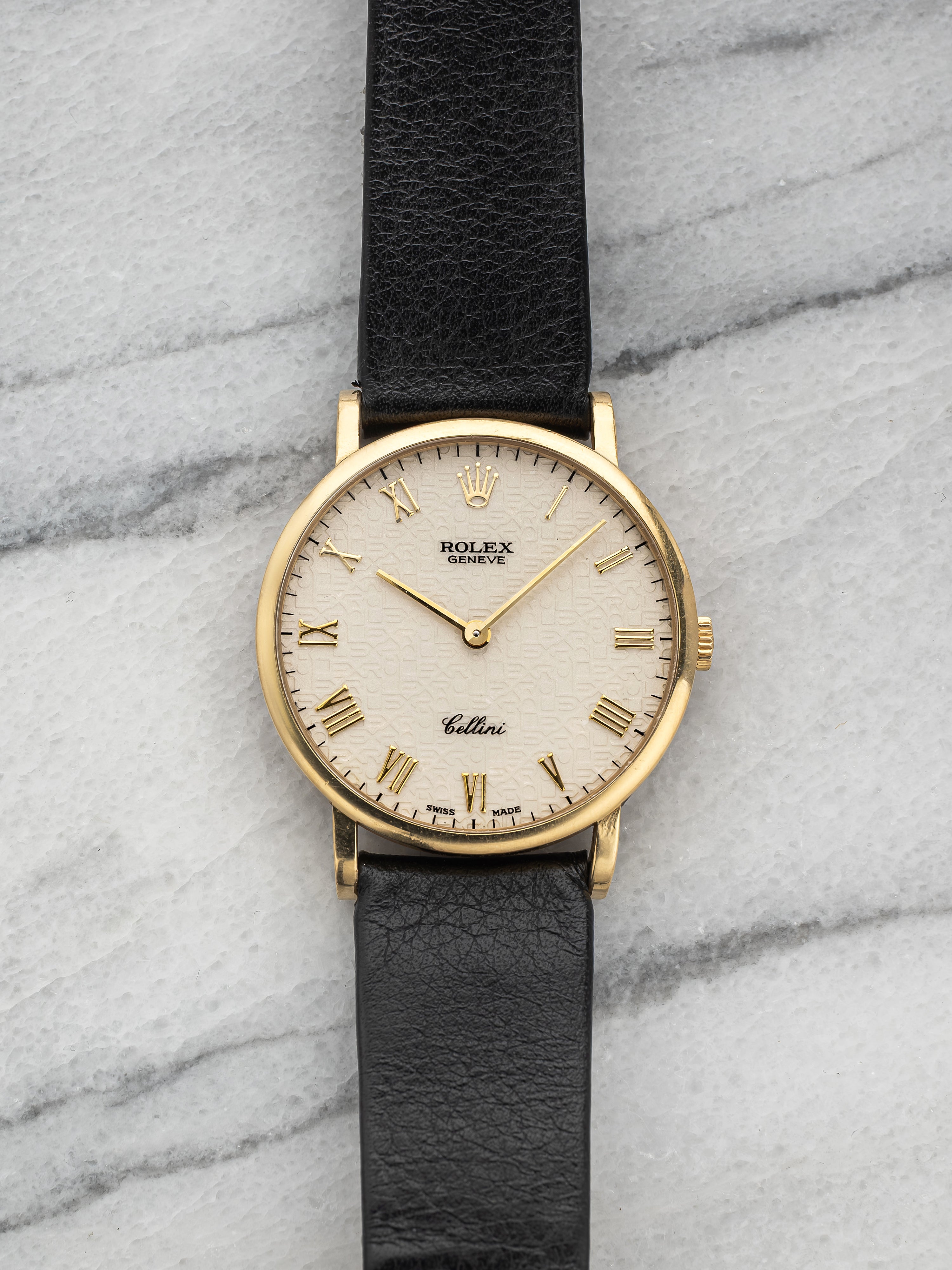 Rolex Cellini 5112 Monogram Dial.