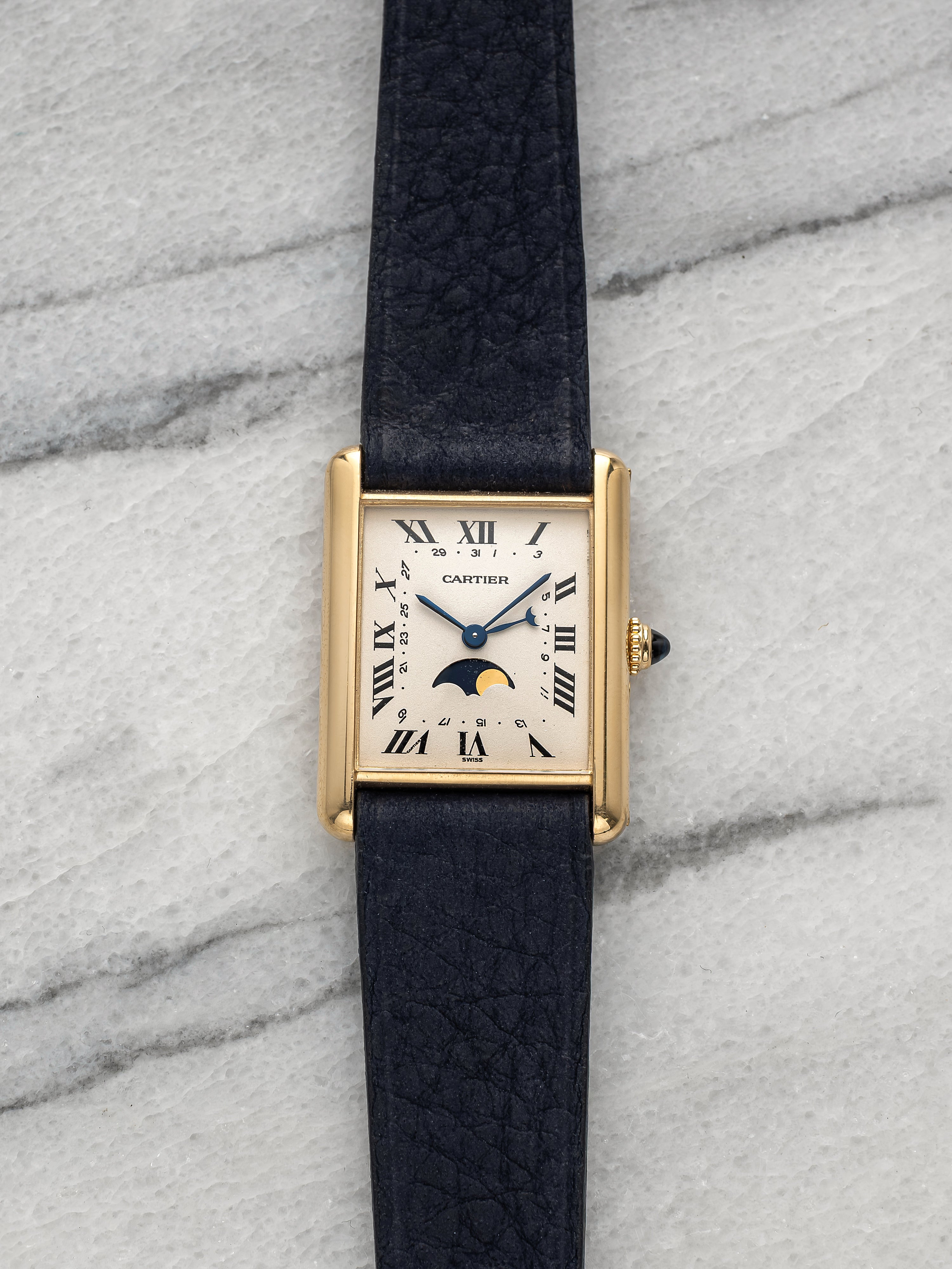 Cartier Tank - Moonphase.