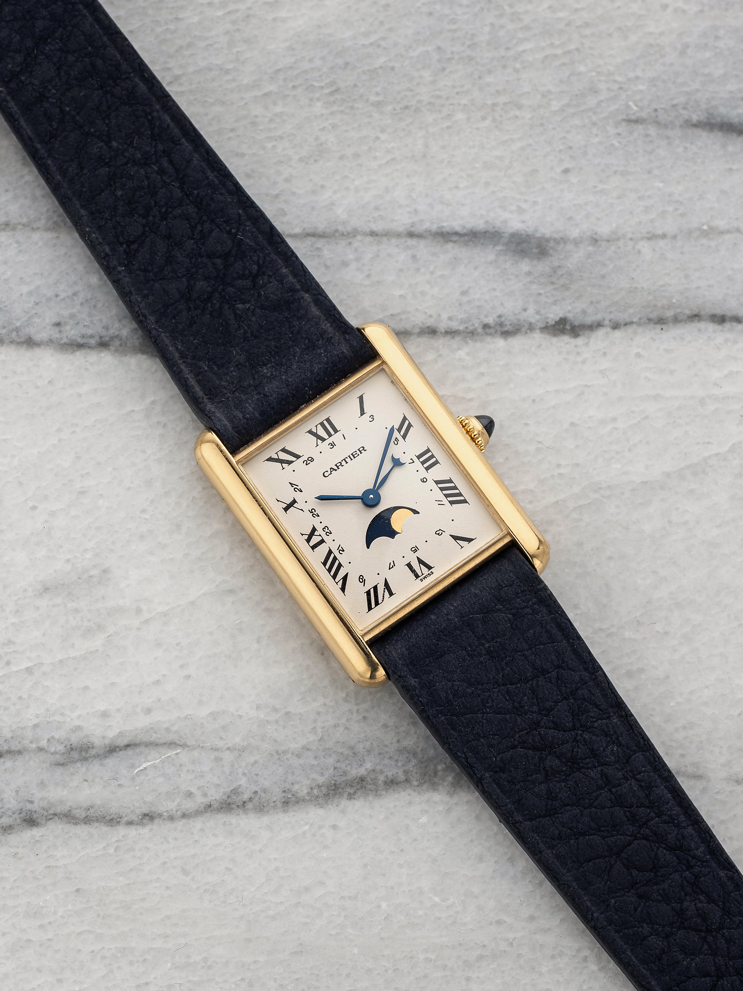 Cartier Tank - Moonphase.