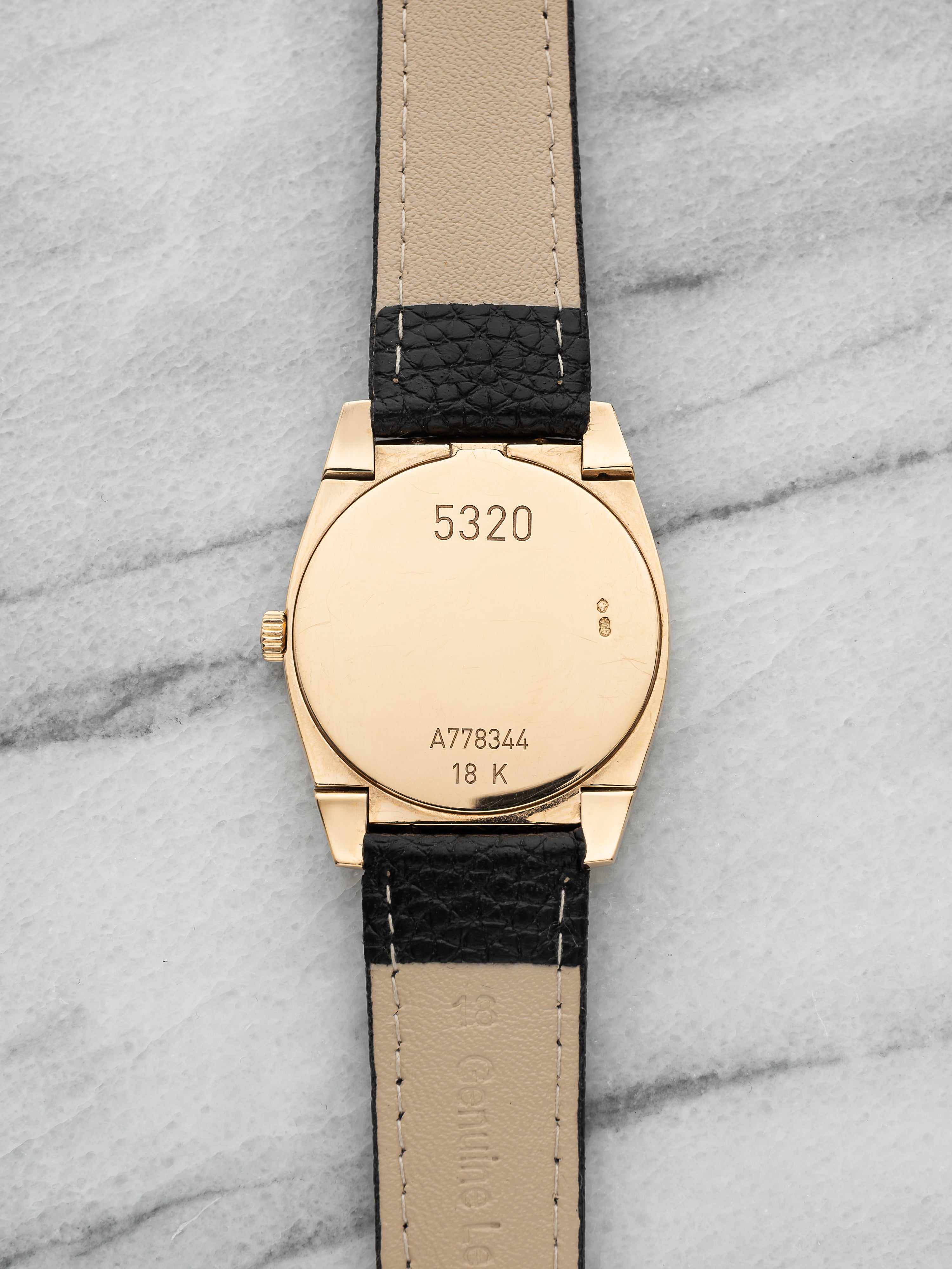 1999 Rolex Cellini Cestello 5320 – 18K Rose Gold Grey Sunburst Dial