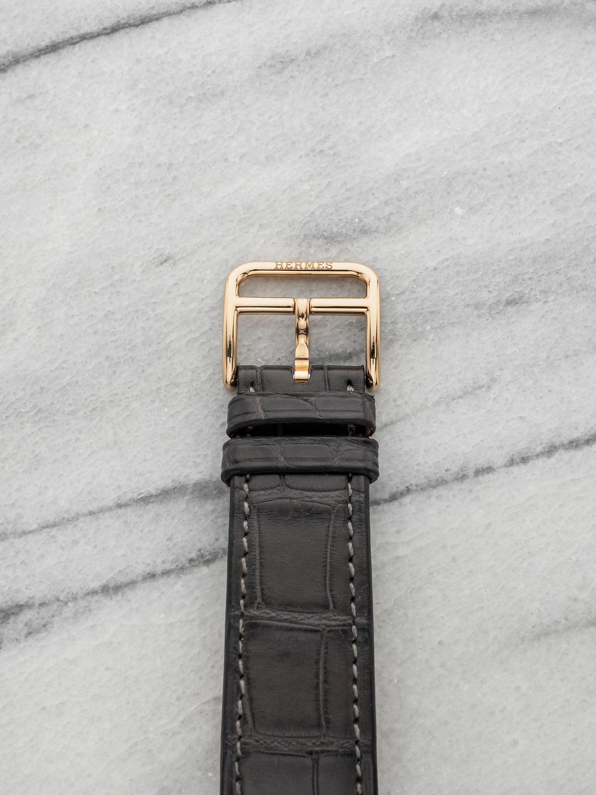 Hermes Slim d'Hermès Quantieme Perpetuel - Titanium 18K Rose Gold Bezel