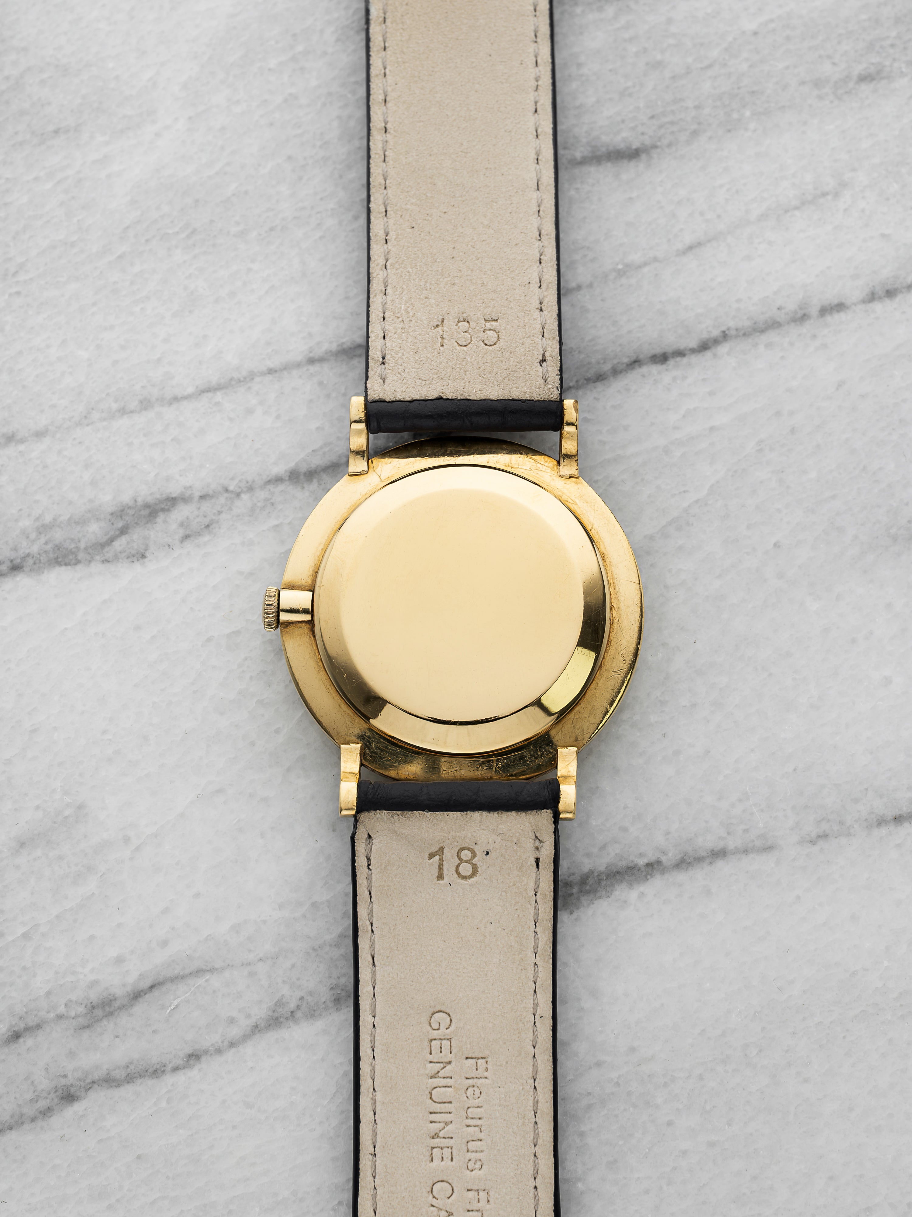 Movado Manual Wind – 18K Yellow Gold Stamped Gold Dial