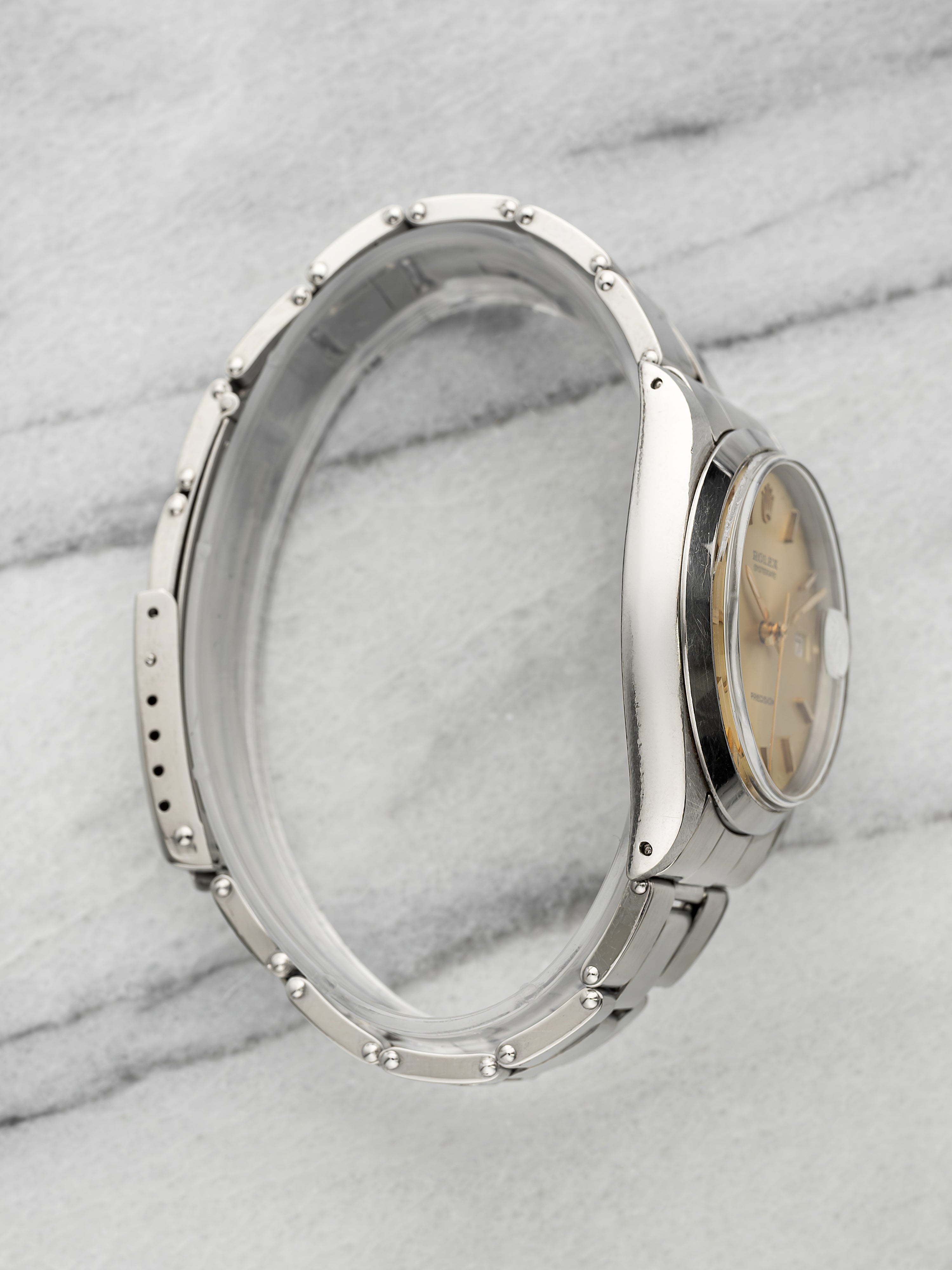 1965 Rolex Oysterdate Precision 6694 – Stainless Steel, Yellow Sunburst Dial