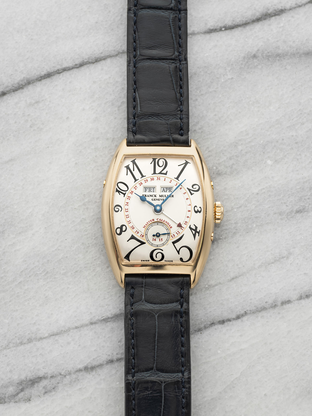 Franck Muller Master Calendar 7501 MC - 18K Yellow Gold White Dial