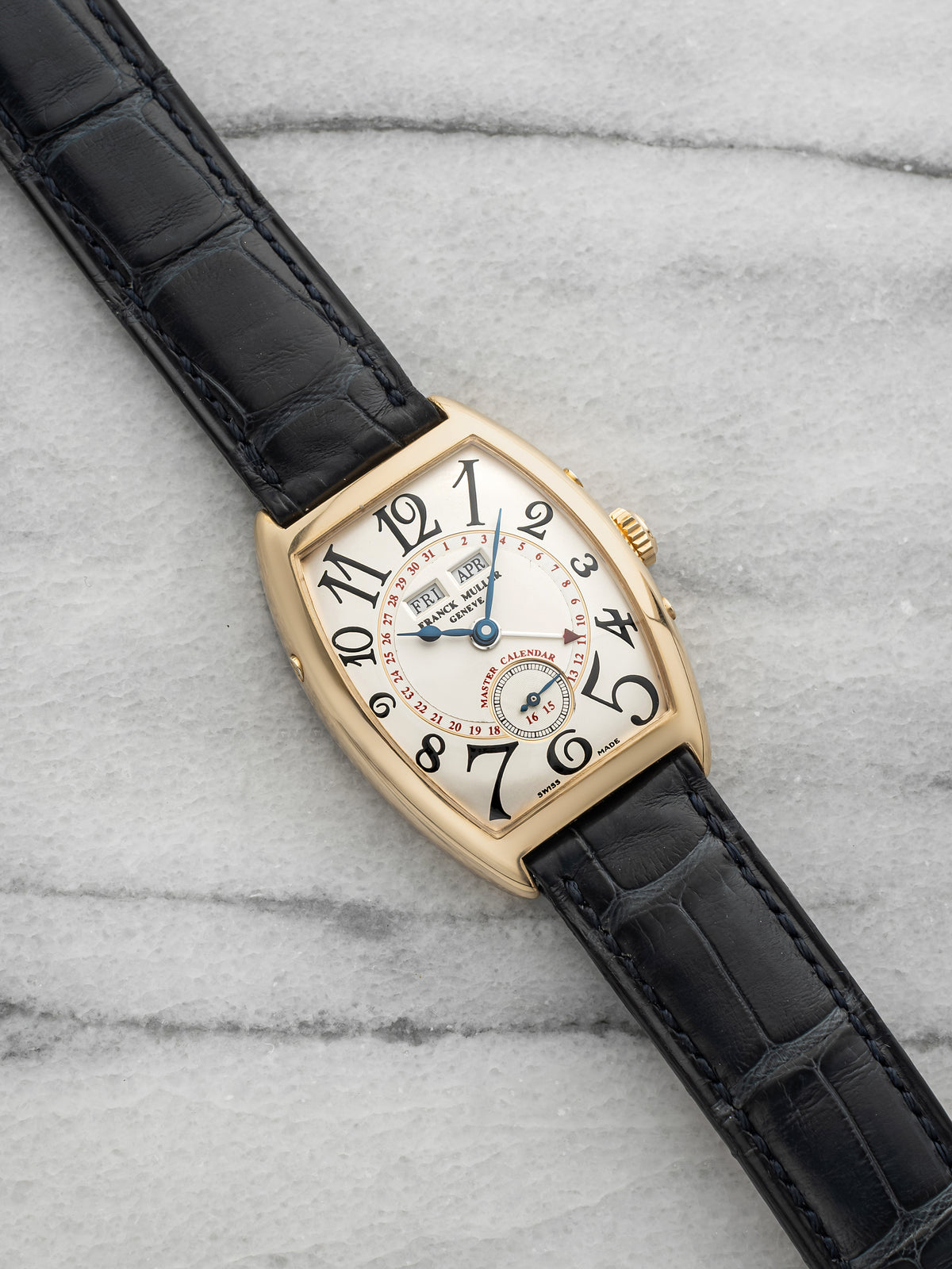 Franck Muller Master Calendar 7501 MC - 18K Yellow Gold White Dial