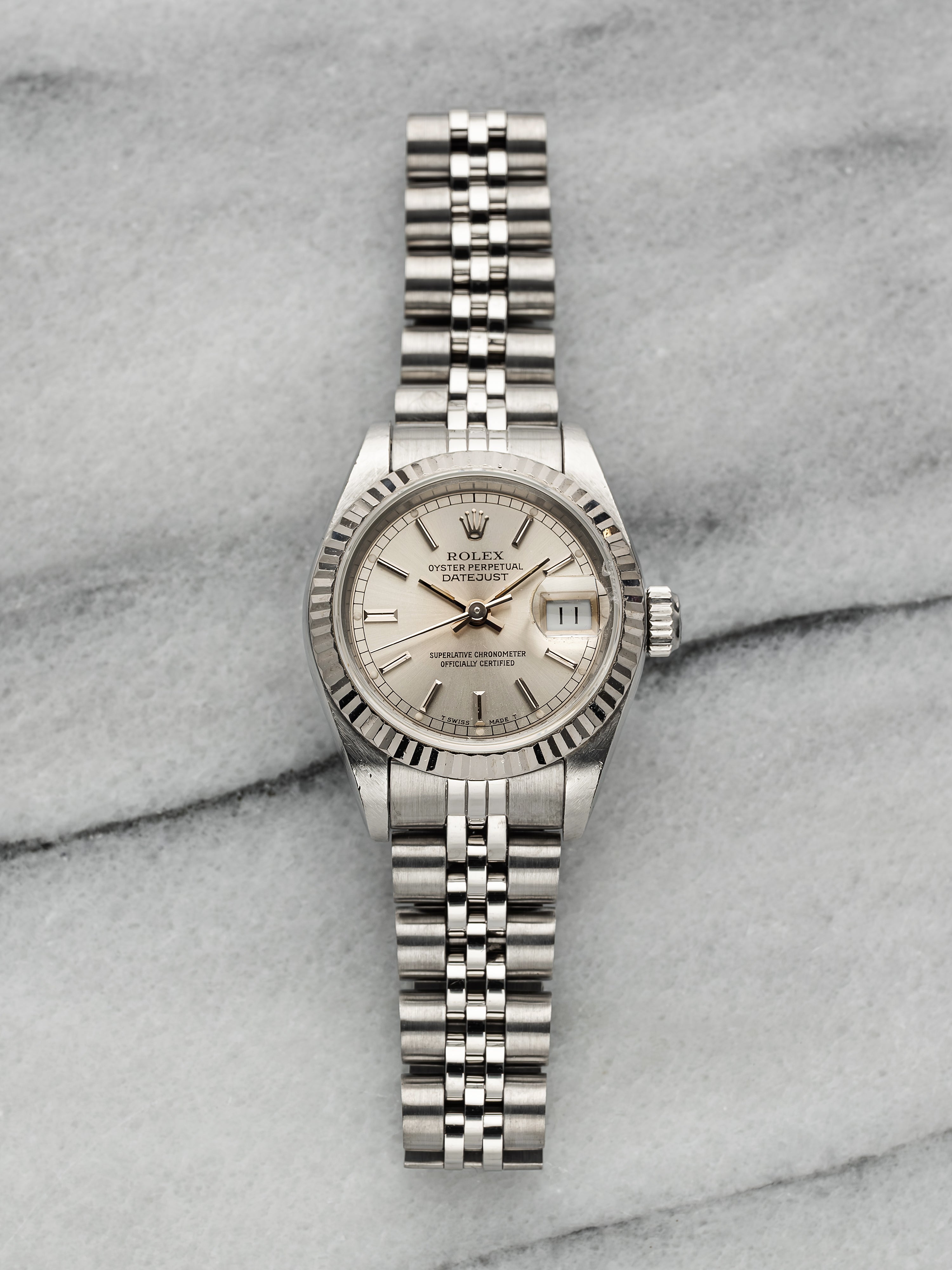 1991 Rolex Lady Datejust 69174 - Silver Dial
