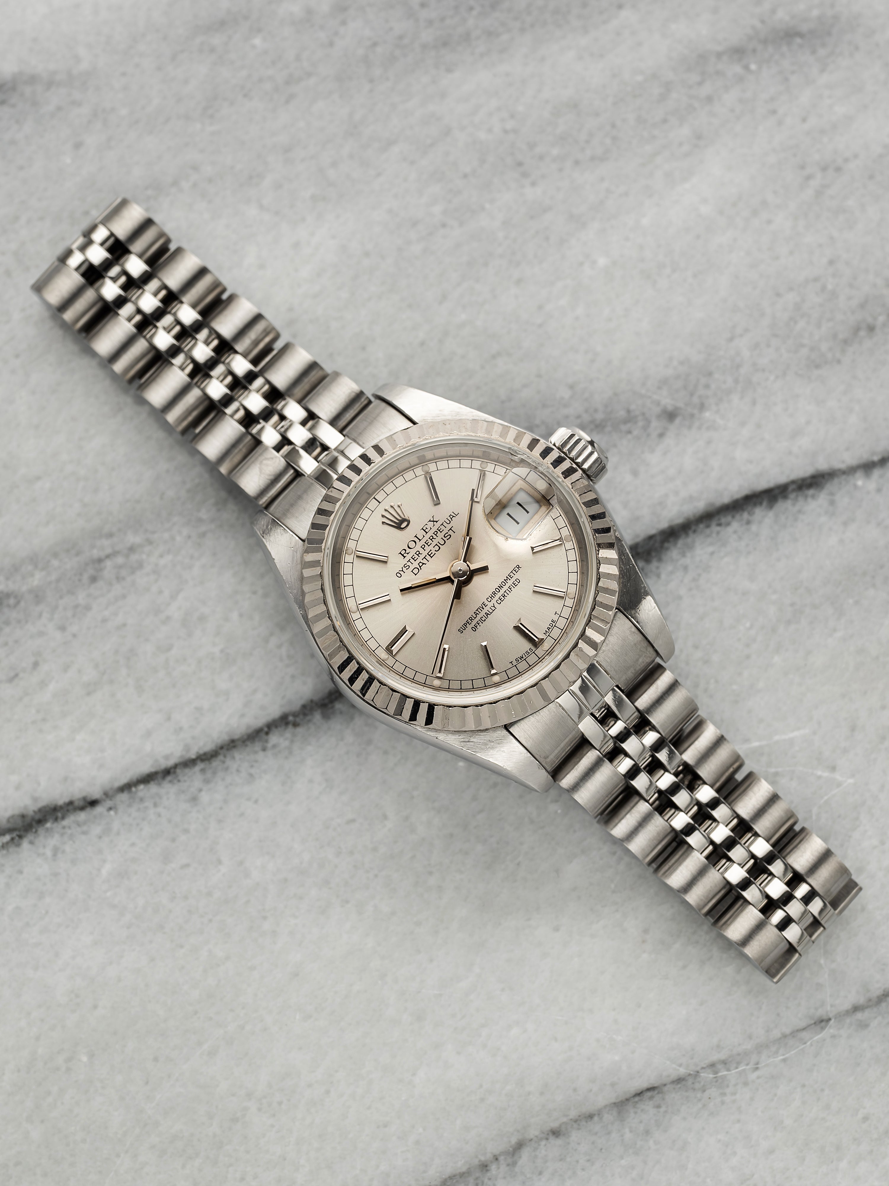 1991 Rolex Lady Datejust 69174 - Silver Dial