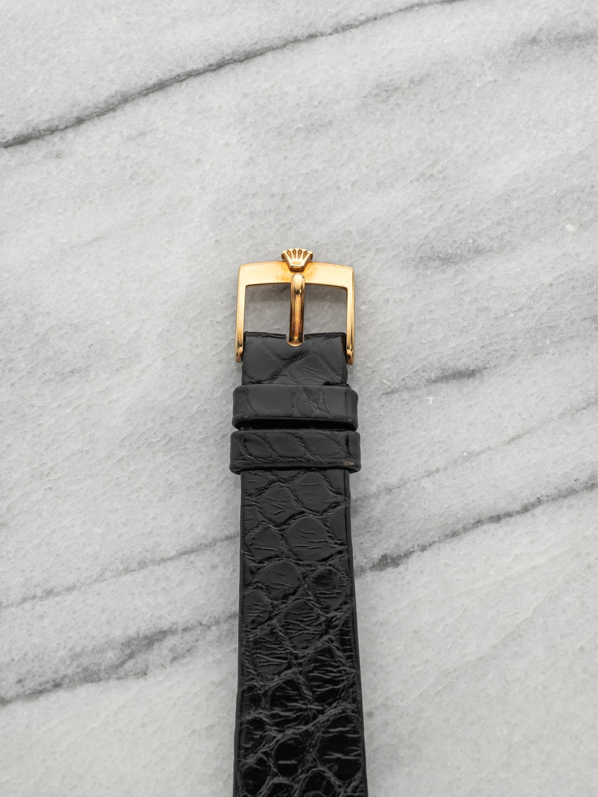 Vintage 1995 Rolex Cellini 4133 18K Yellow Gold White Roman Dial Manual 31mm