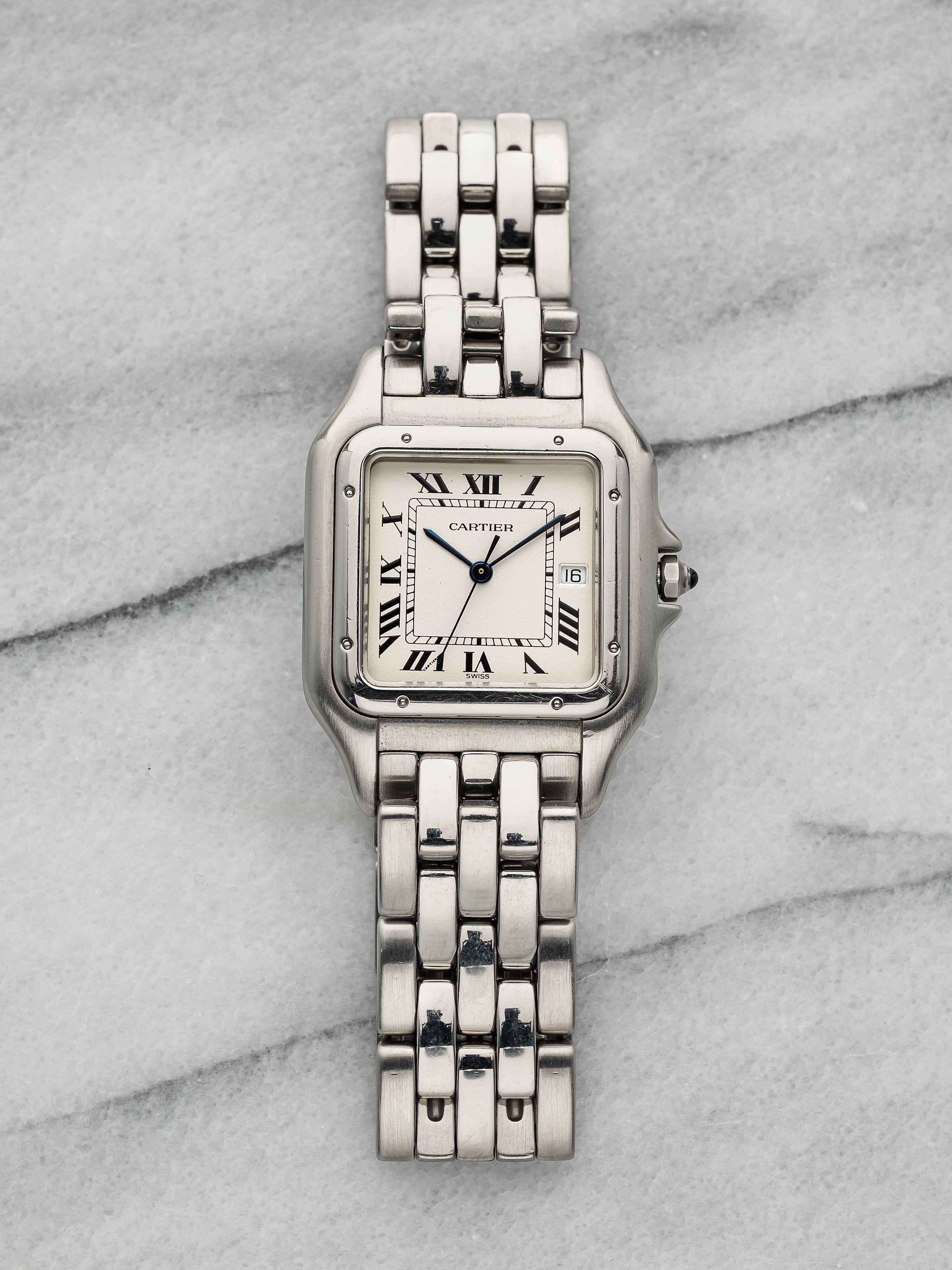 Cartier Panthere - White Roman Dial.