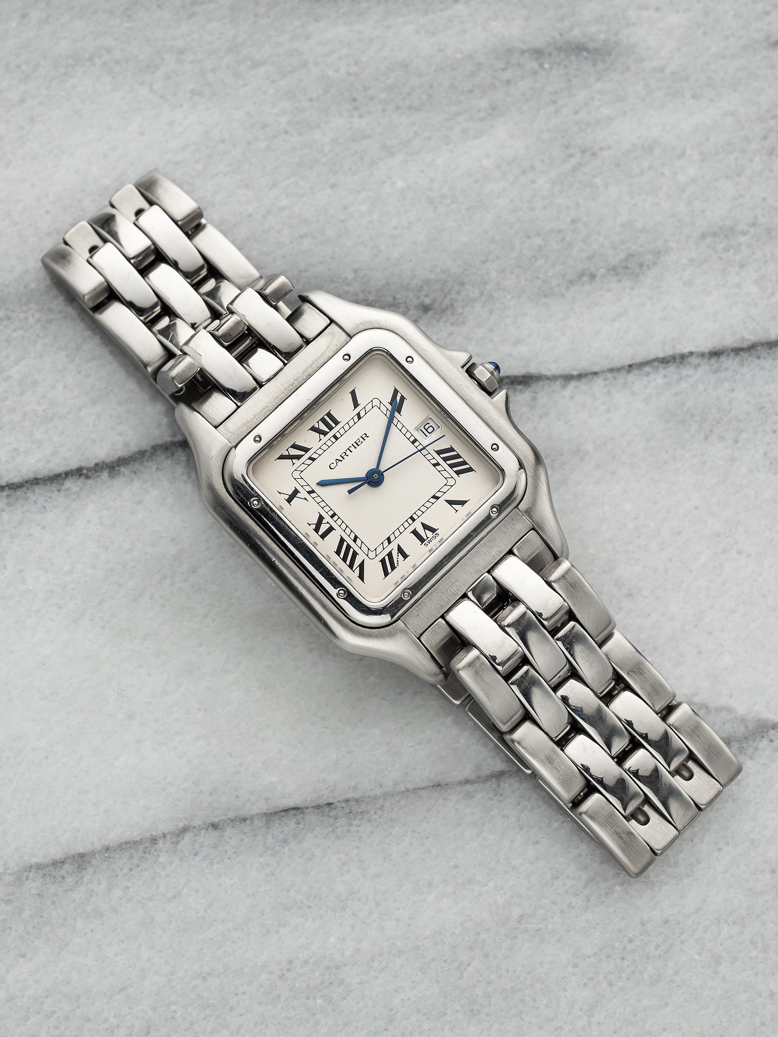Cartier Panthere - White Roman Dial.