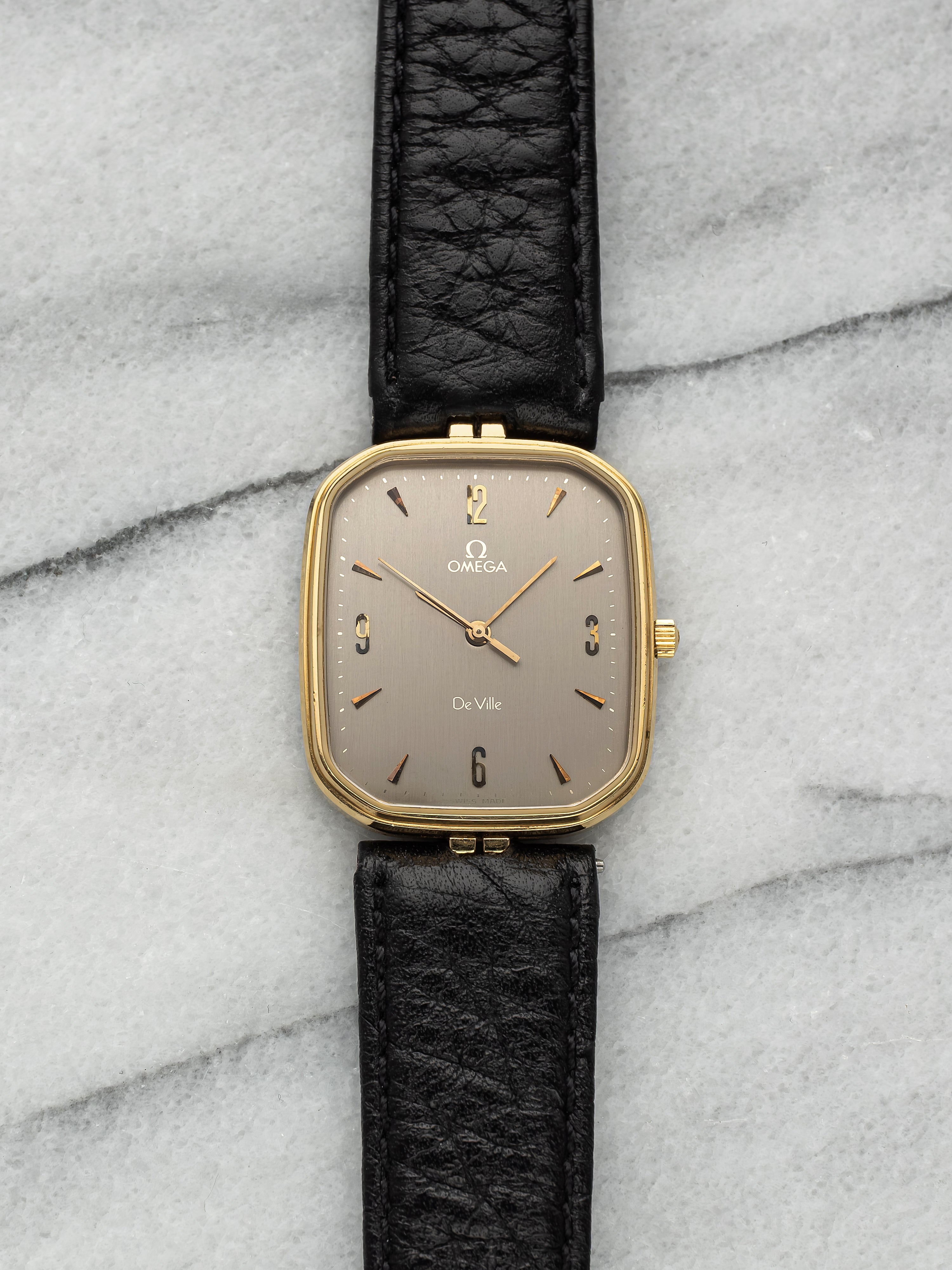 Omega De Ville - Grey Arabic Numeral Dial