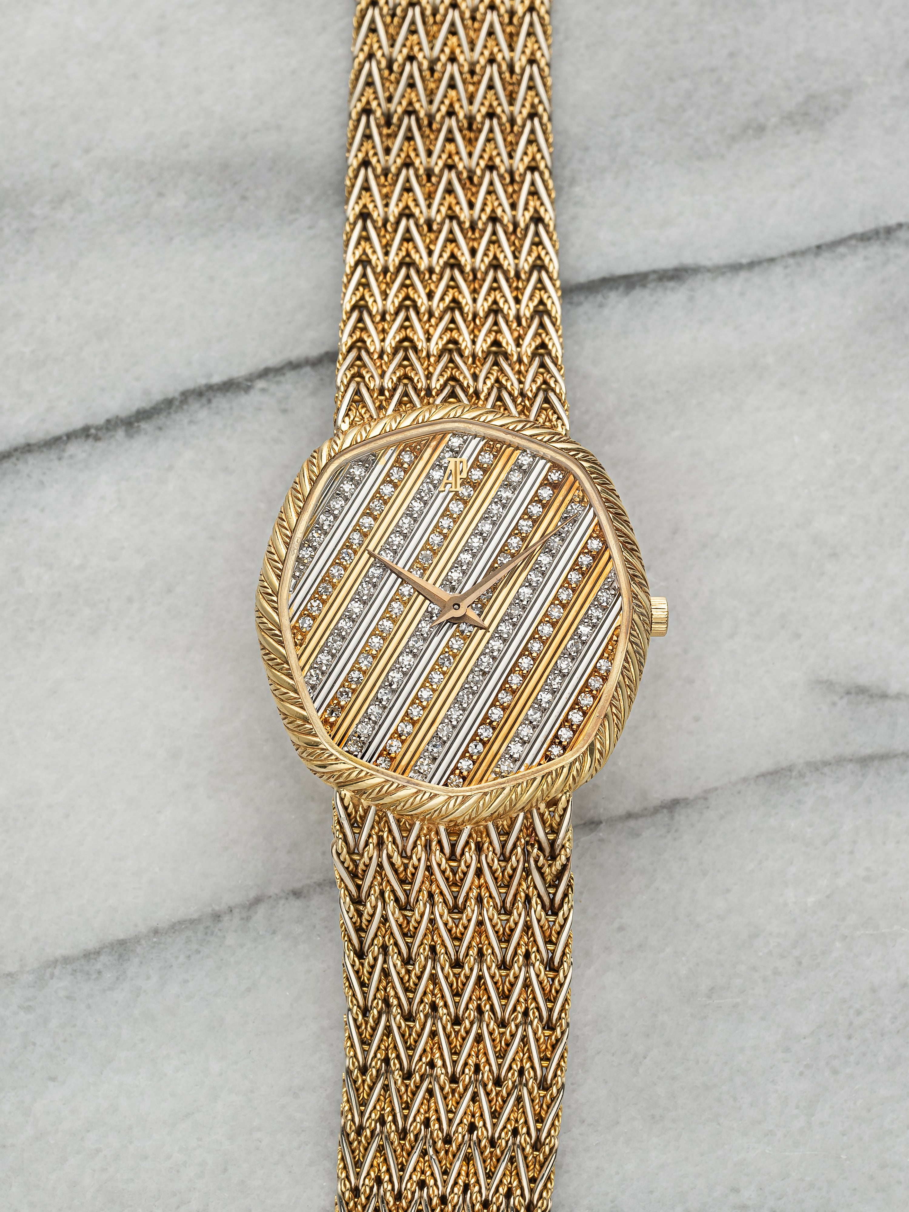 Audemars Piguet Cobra - Two-Tone Diamond Pave