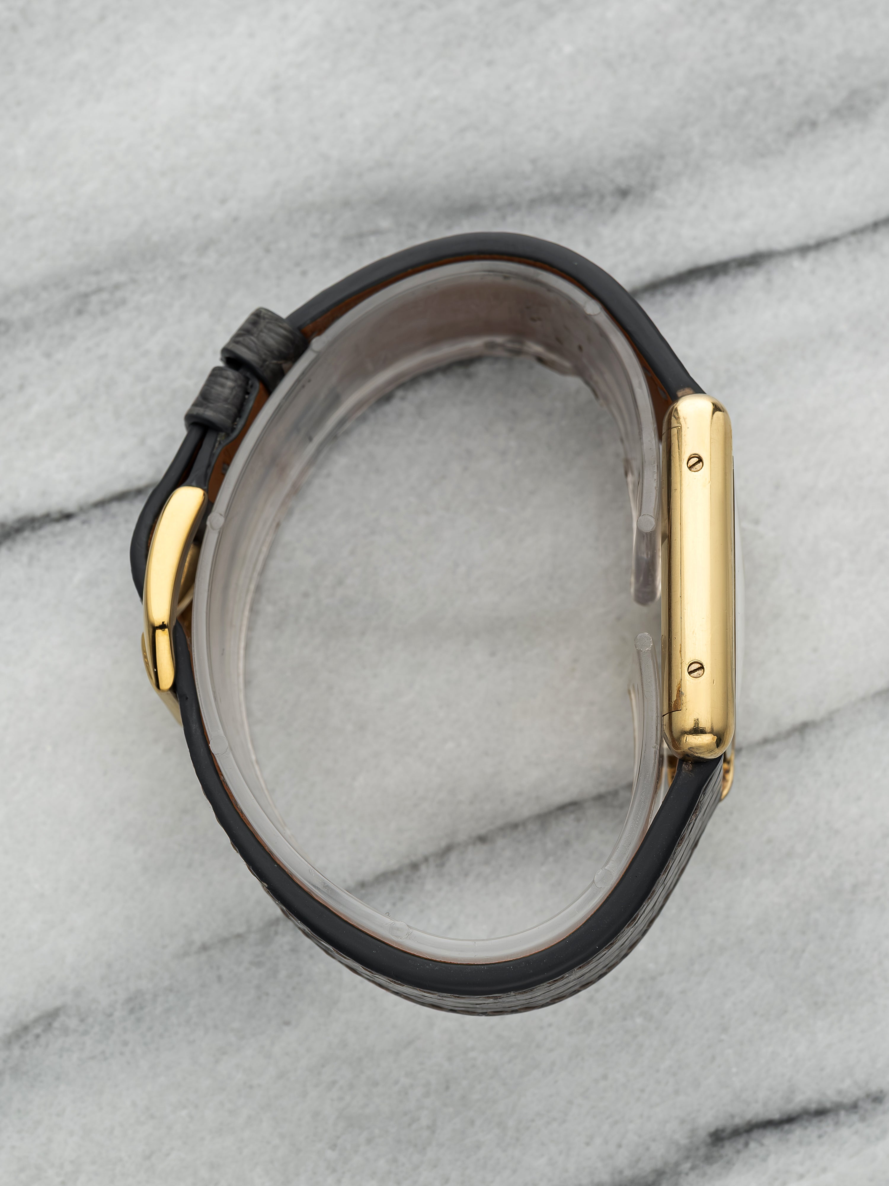 Cartier Tank - No-Marker Lemon Dial