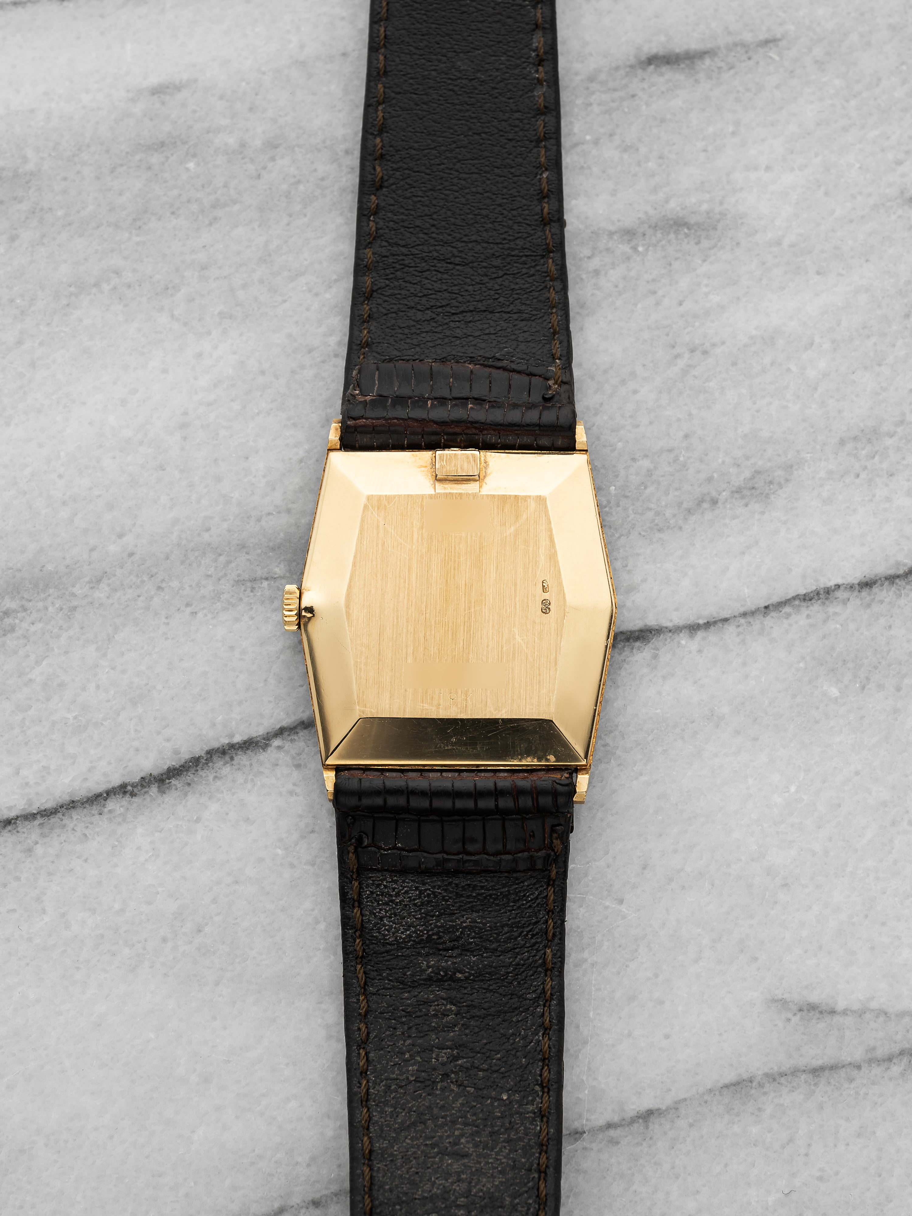 Vintage 1976 Rolex Cellini 4132-32 18K Yellow Gold Burlwood Dial Manual 29mm