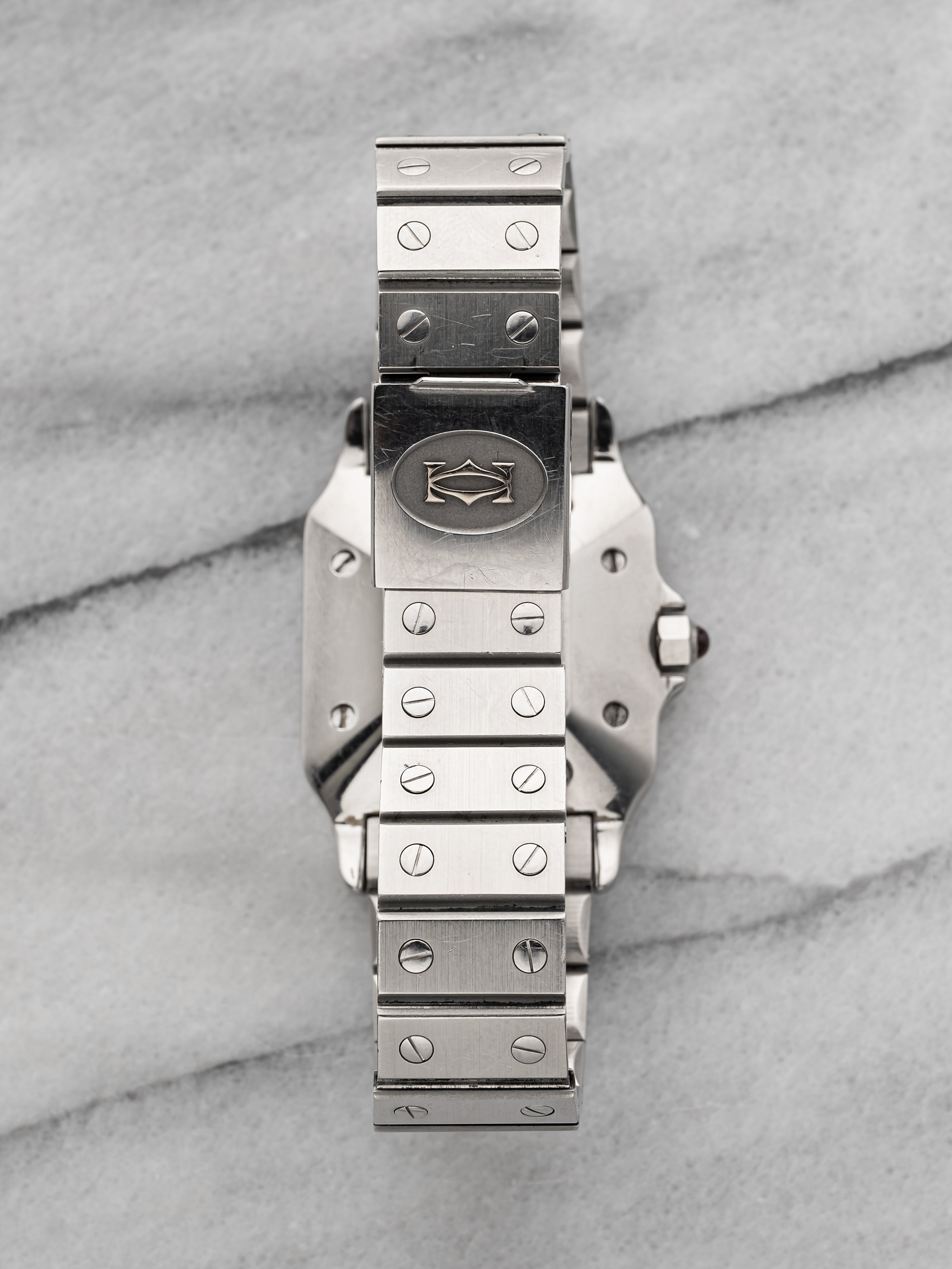 1983 Cartier Santos 2960 - Burgundy Dial