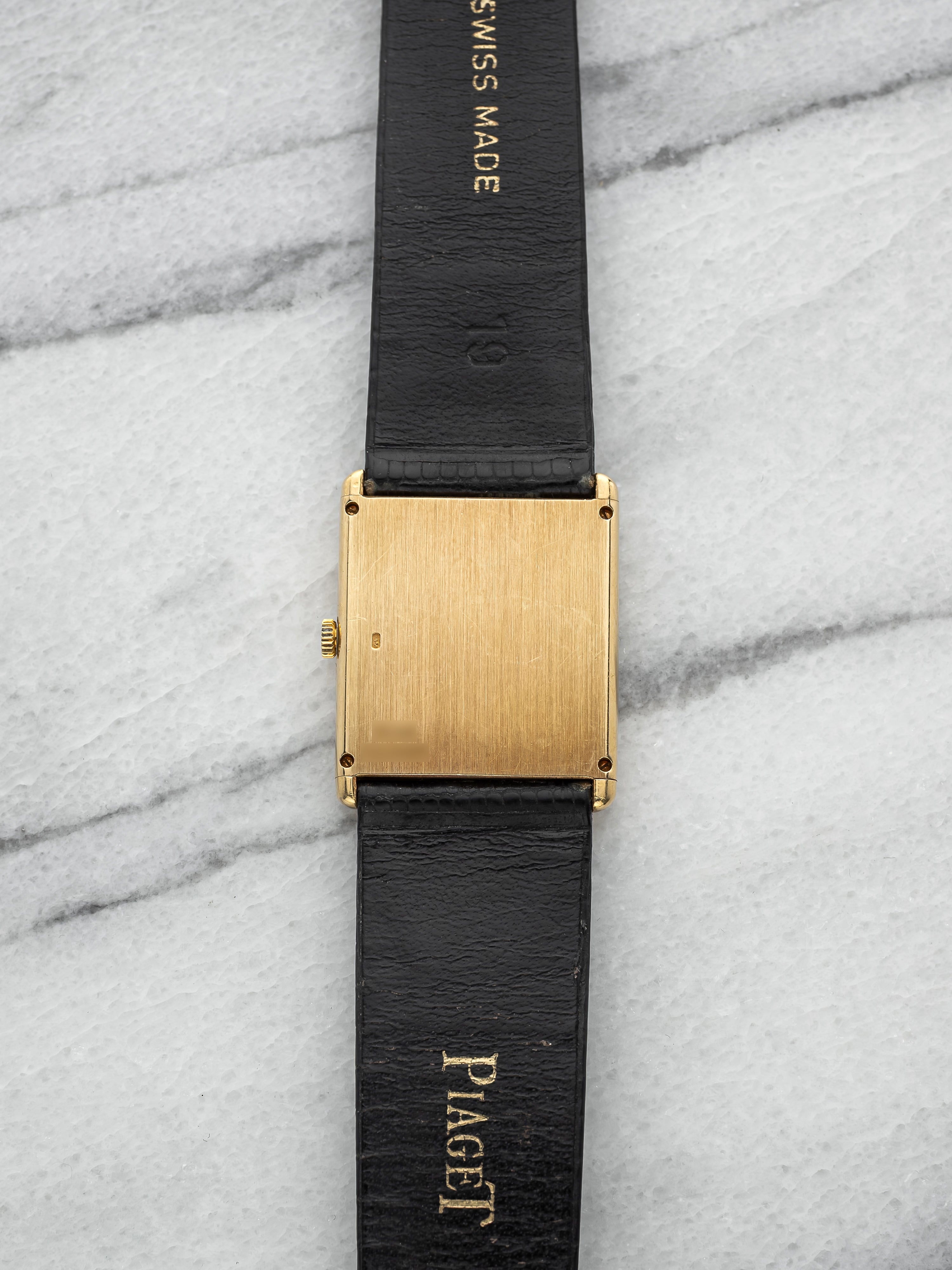 1976 Piaget Protocole 9150 - 18K Yellow Gold Onyx and Diamond Dial