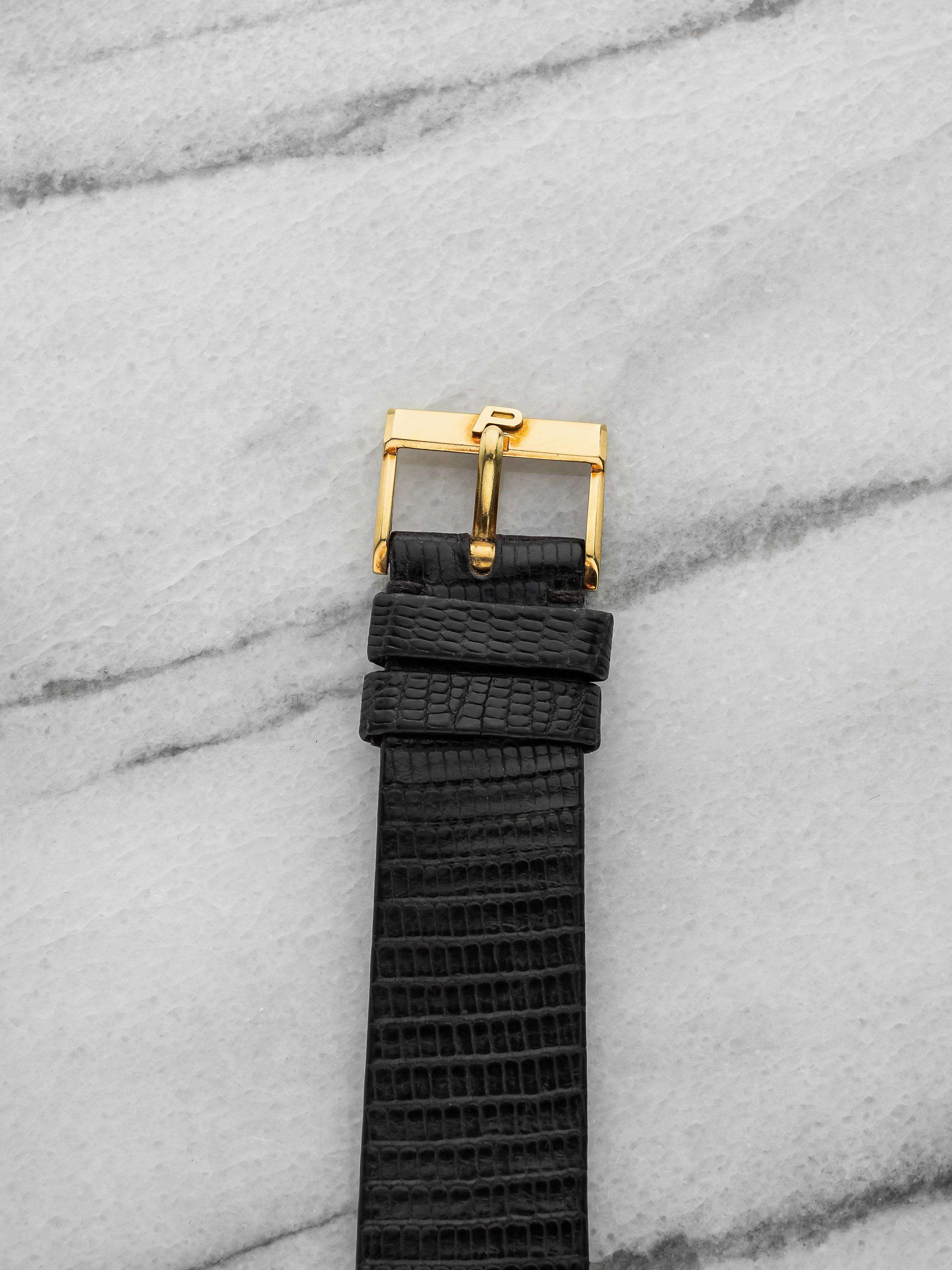 1976 Piaget Protocole 9150 - 18K Yellow Gold Onyx and Diamond Dial