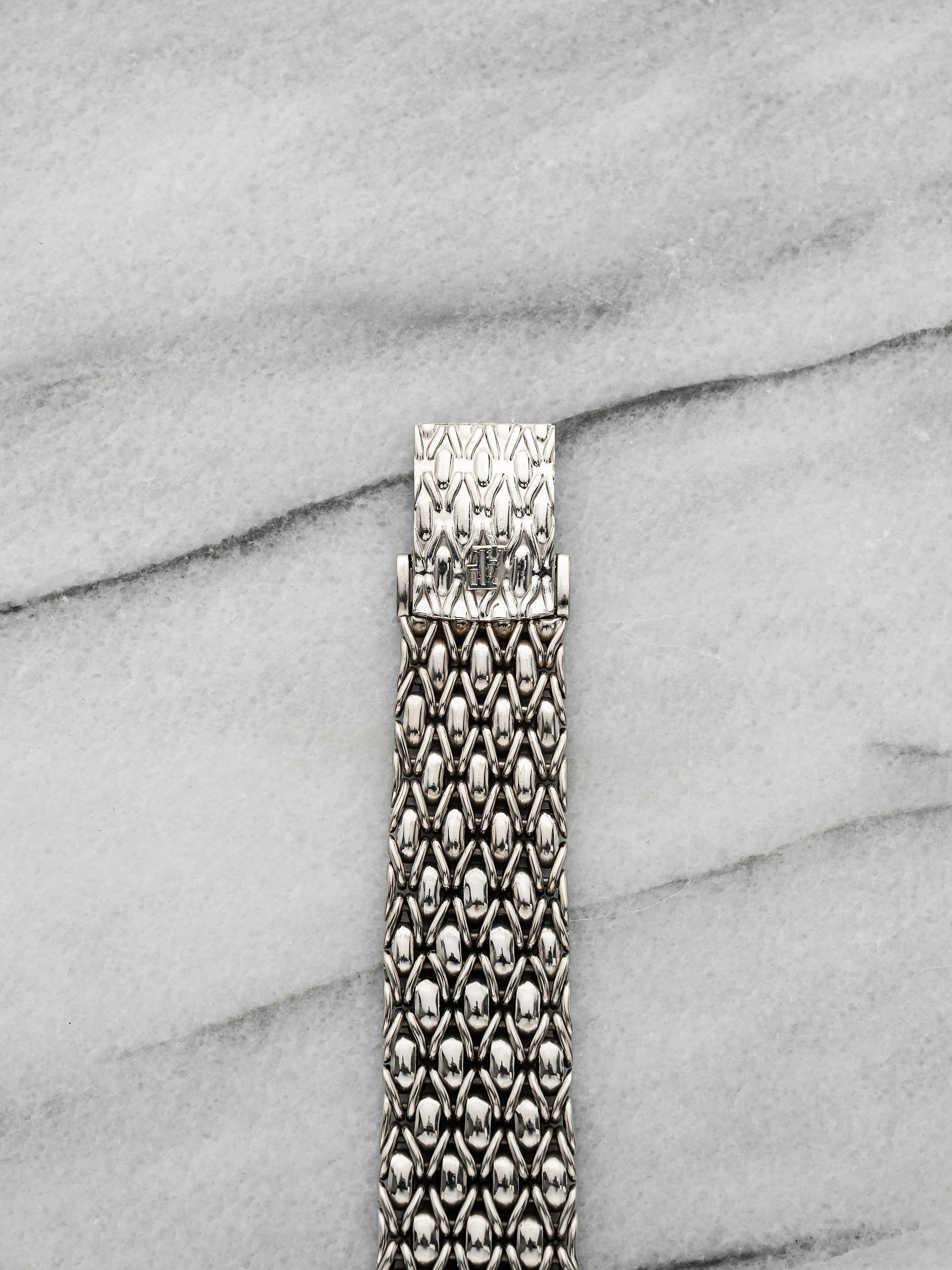Vintage 1980s Audemars Piguet 18K WG Diamond Pave Sapphire Dial Manual 31mm