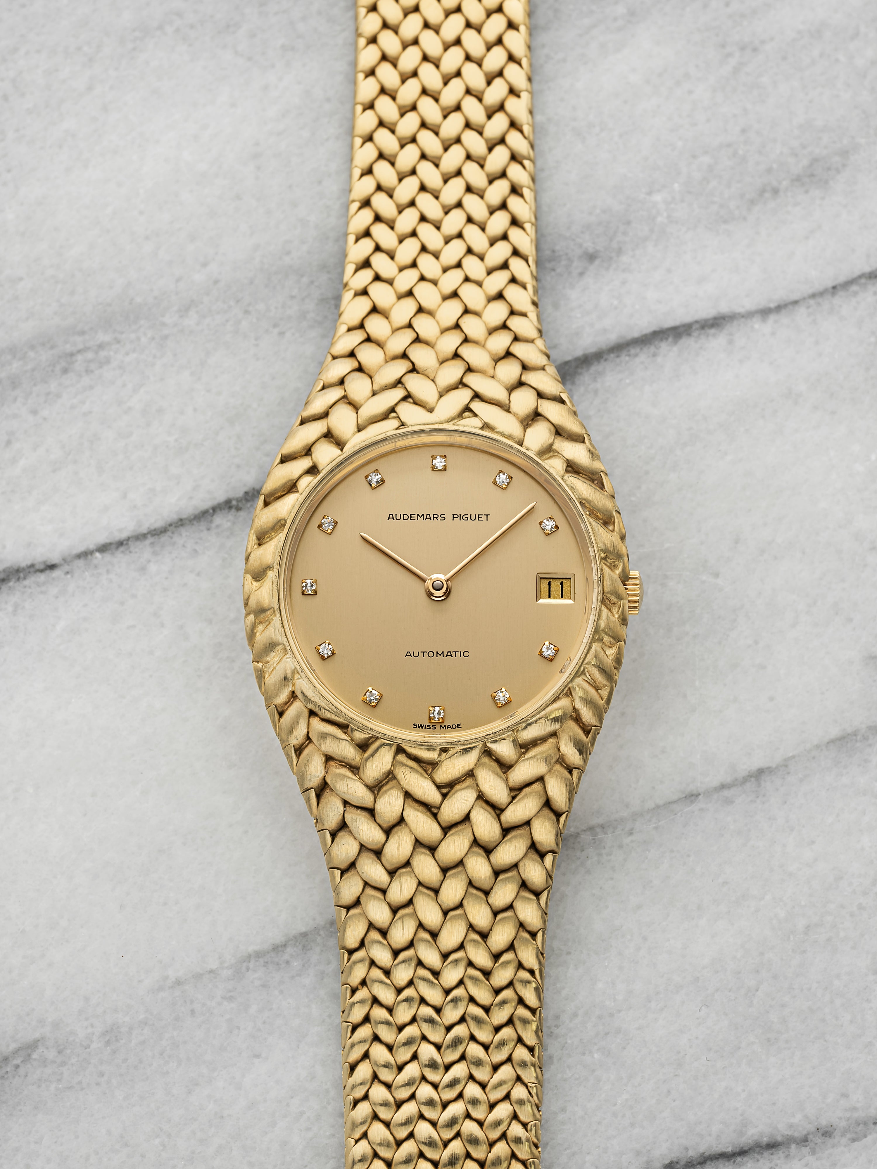 Audemars Piguet Cobra 5403 - 18K Yellow Gold Champagne Diamond Dial