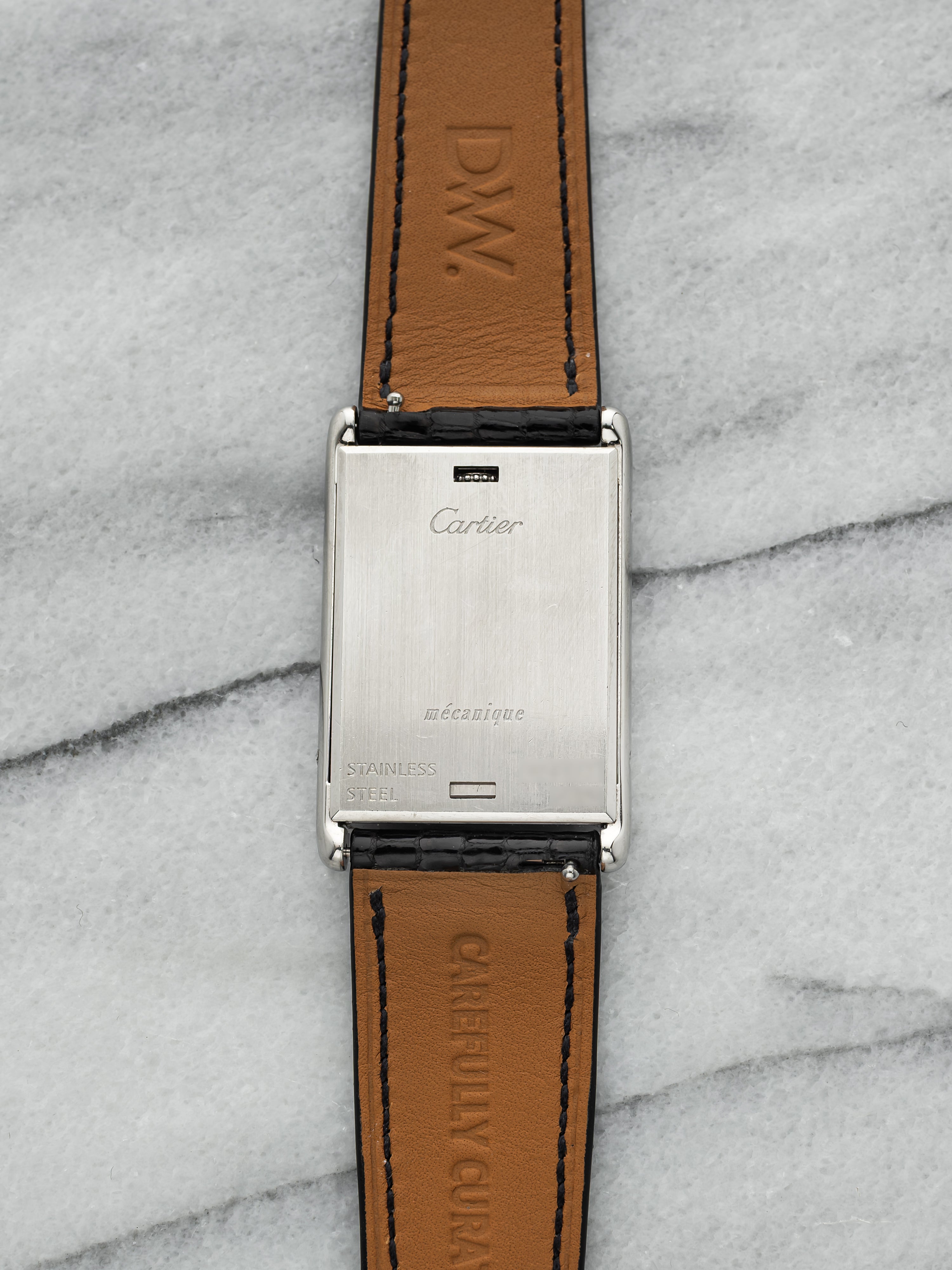 Cartier Tank Basculante 2390 - White Roman Dial