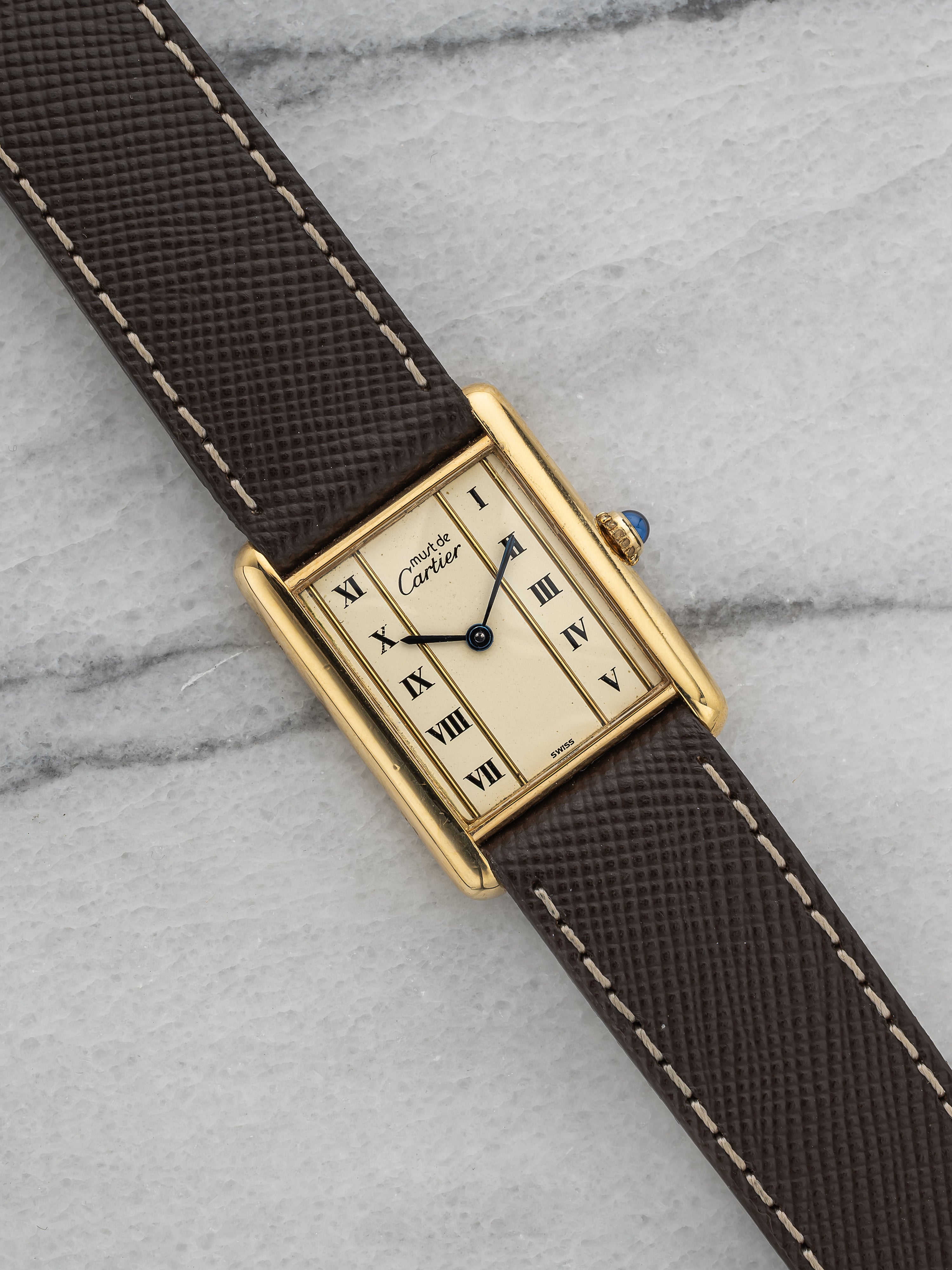 Cartier Tank – White Roman Dial